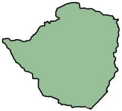 Military Power Rankings map of Zimbabwe