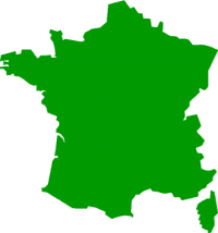 Military Power Rankings map of France