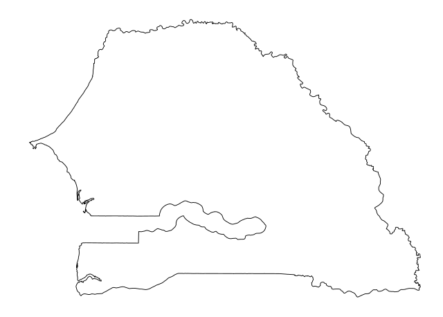 Military Power Rankings map of Senegal