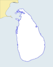 Military Power Rankings map of Sri Lanka