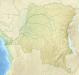 Map of the Democratic Republic of the Congo