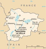 Military Power Rankings map of Andorra