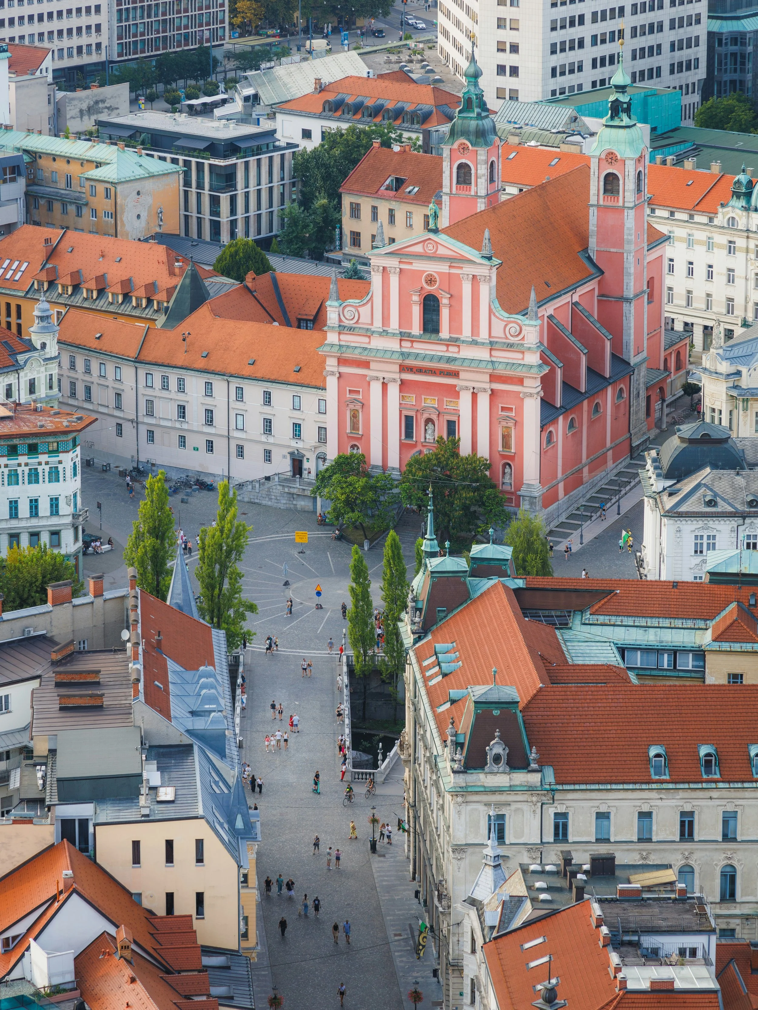 Ljubljana, the capital of Slovenia