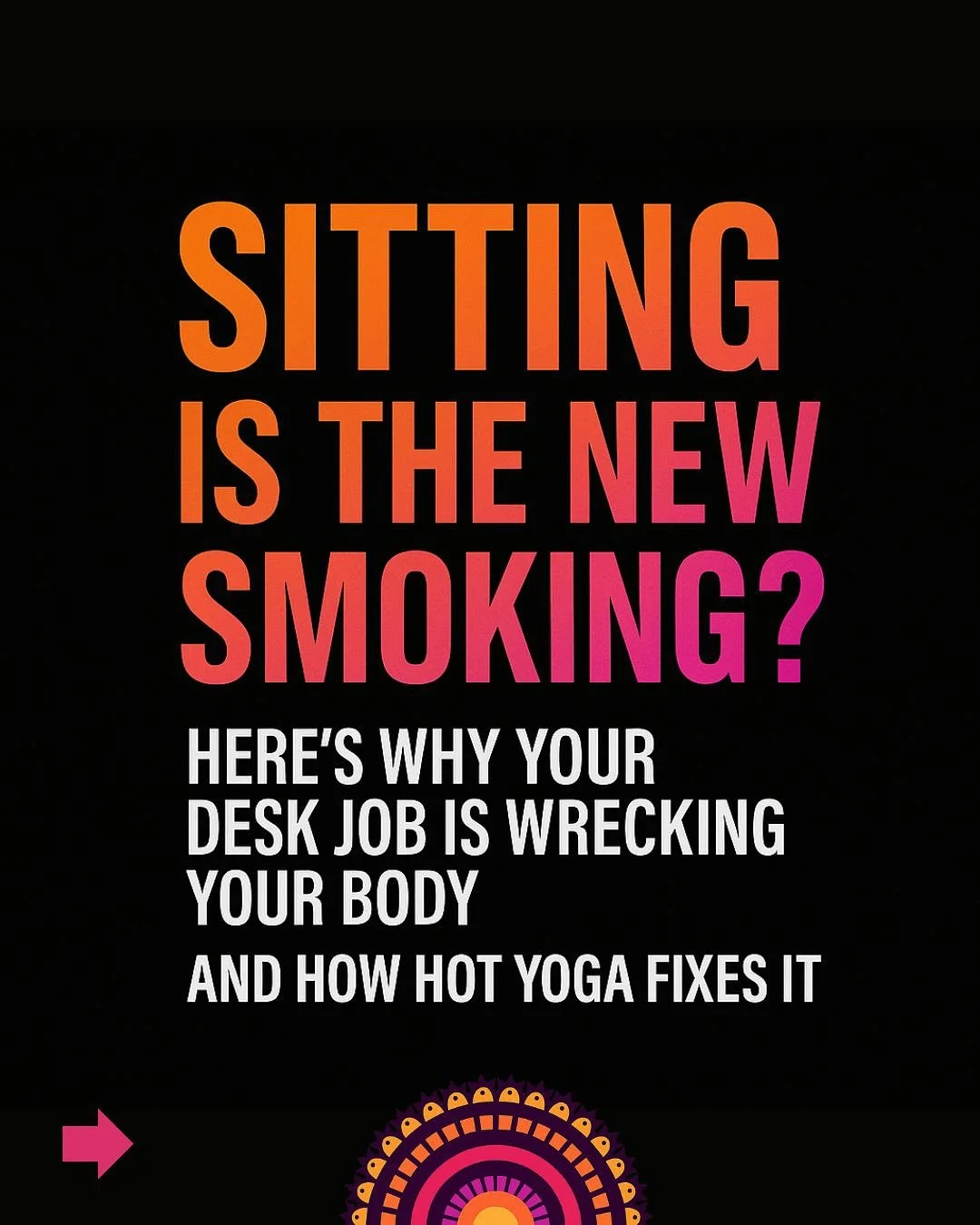 Is your desk job wrecking your body?
👉 Hours of sitting = tight hips, weak glutes, bad posture, and constant stress.

That&rsquo;s why Hot Asana Yoga in Wichita is the antidote. Our 99&deg;F hot yoga classes are beginner-friendly, affordable, and bu