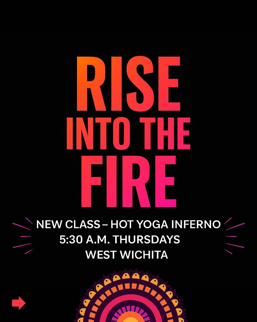 Rise into the fire.
Because transformation doesn&rsquo;t wait for motivation &mdash; it starts when you do.

This isn&rsquo;t just yoga.
It&rsquo;s strength. cardio. flow.
The ultimate workout for body, mind, and discipline &mdash; powered by 99&deg;