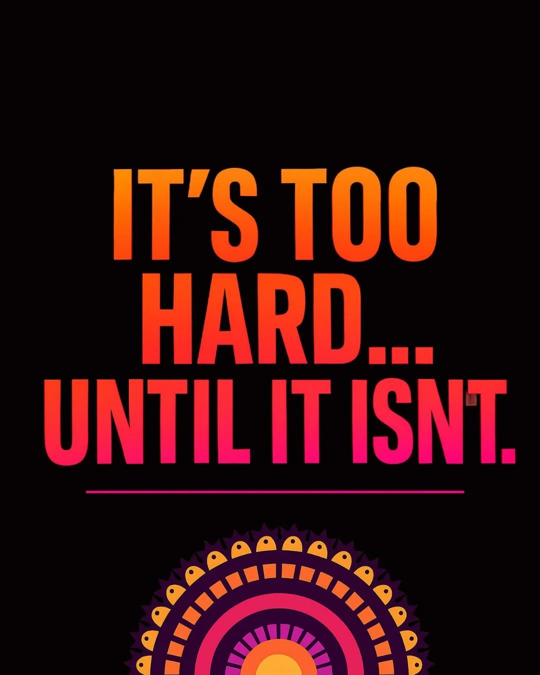 If everything feels too hard right now&hellip; good.
That means you&rsquo;re right at the edge of your next strength.

You&rsquo;re not out of shape &mdash; you&rsquo;re out of practice.
And the heat is where your body remembers what it can do.

At H