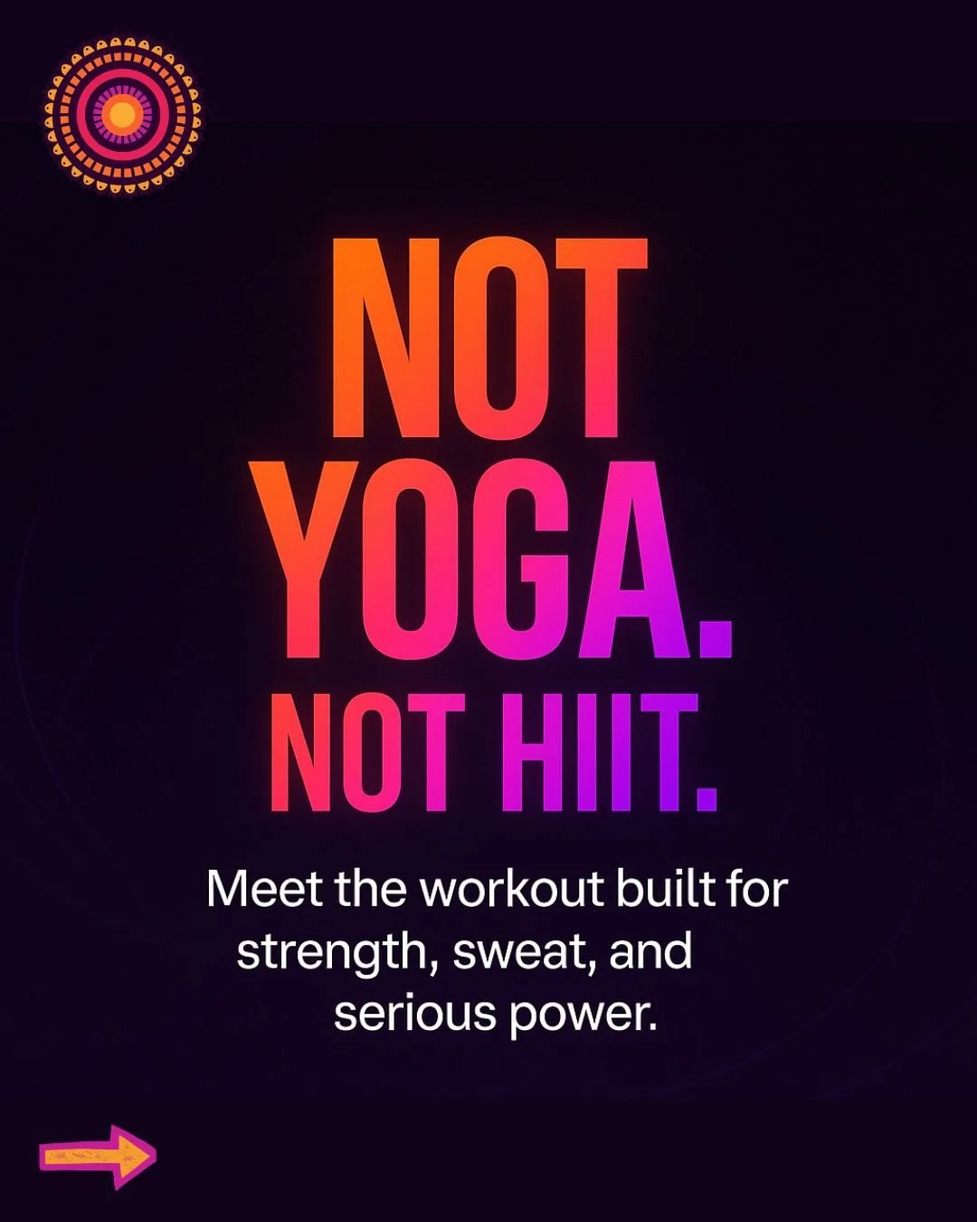🔥 HOT YOGA FIT: Yoga for People Who Hate Yoga 🔥
If traditional yoga makes you bored, annoyed, or ready to bolt&hellip; this is your class.

This is not slow stretching.
This is not chanting in a quiet room.
This is yoga-inspired strength training b