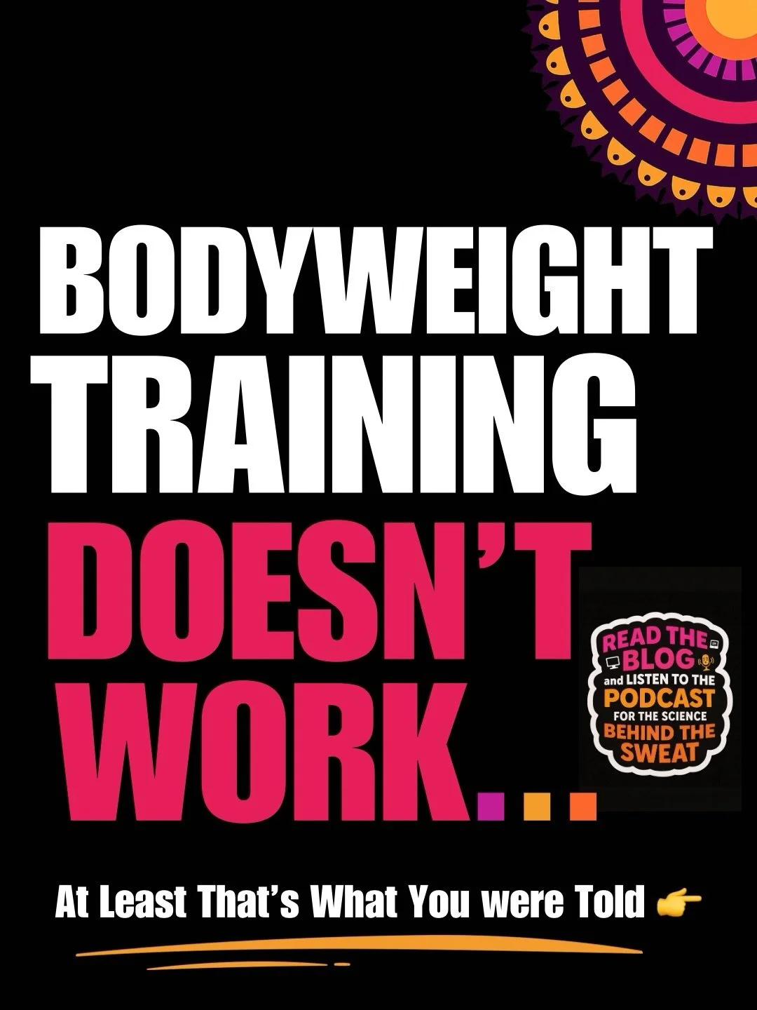 Bodyweight training doesn&rsquo;t work&hellip;
At least that&rsquo;s what most people were told.

But muscle growth isn&rsquo;t about barbells or machines.
It&rsquo;s about mechanical tension, effort, and progression.

When bodyweight training is pro