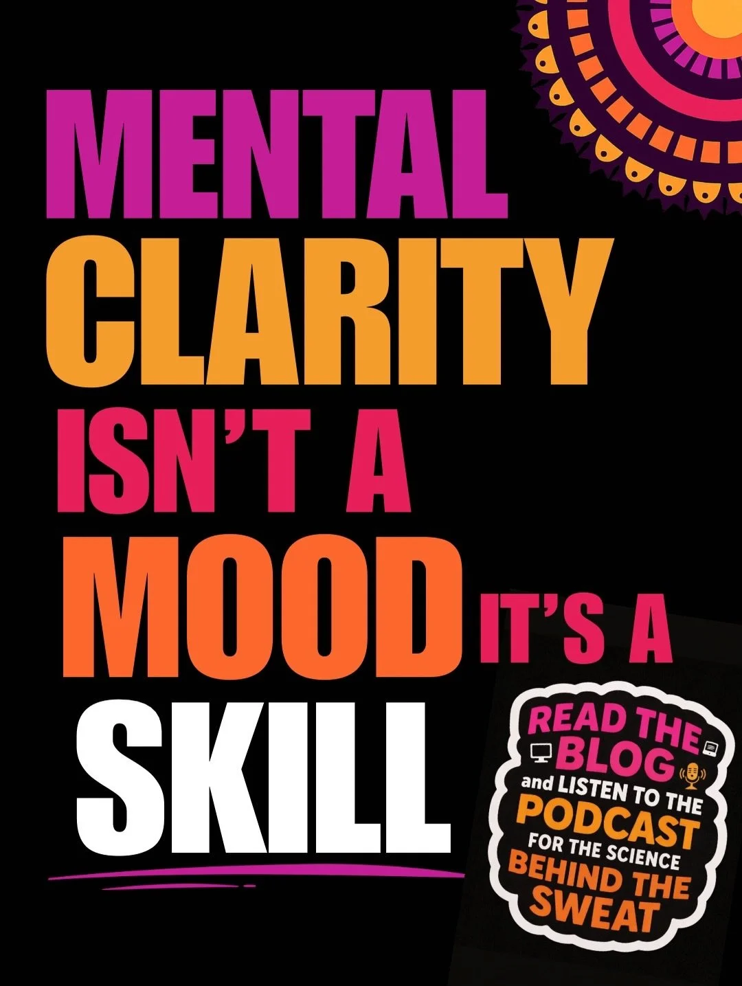🧠 Mental clarity isn&rsquo;t something you wait for &mdash; it&rsquo;s something you train.

If your brain feels noisy, foggy, or scattered, the issue usually isn&rsquo;t motivation or discipline.
It&rsquo;s attention.

Real mental clarity comes fro