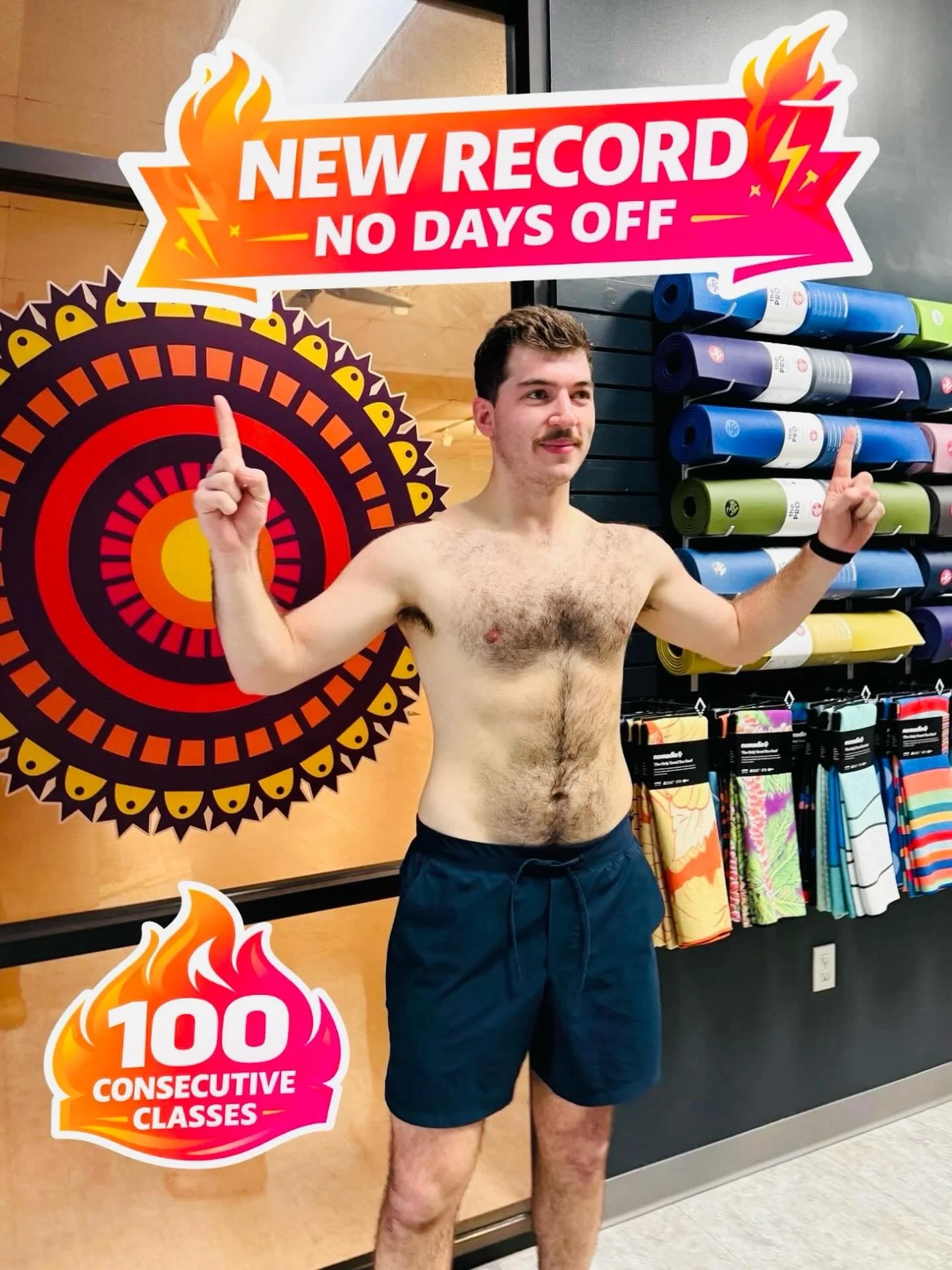 🔥 NEW RECORD: 100 CONSECUTIVE CLASSES. NO DAYS OFF. 🔥

Doug didn&rsquo;t just hit 100 consecutive classes&mdash;he changed studio history.
For the first time in 11 years, we held classes on Christmas Day&hellip; because the streak was alive and we 