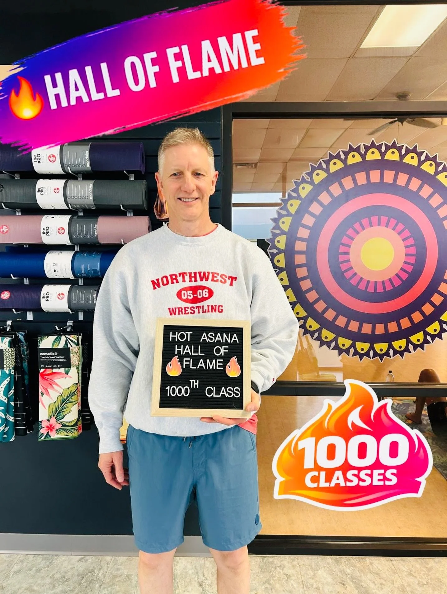 🔥 1,000 CLASSES. LEGEND STATUS. 🔥
👇 Drop a 🔥 to celebrate this milestone

Kurt just hit 1,000 hot yoga classes at Hot Asana Yoga Studio.
One thousand times choosing the heat. One thousand times committing to the work.

That&rsquo;s not hype. That