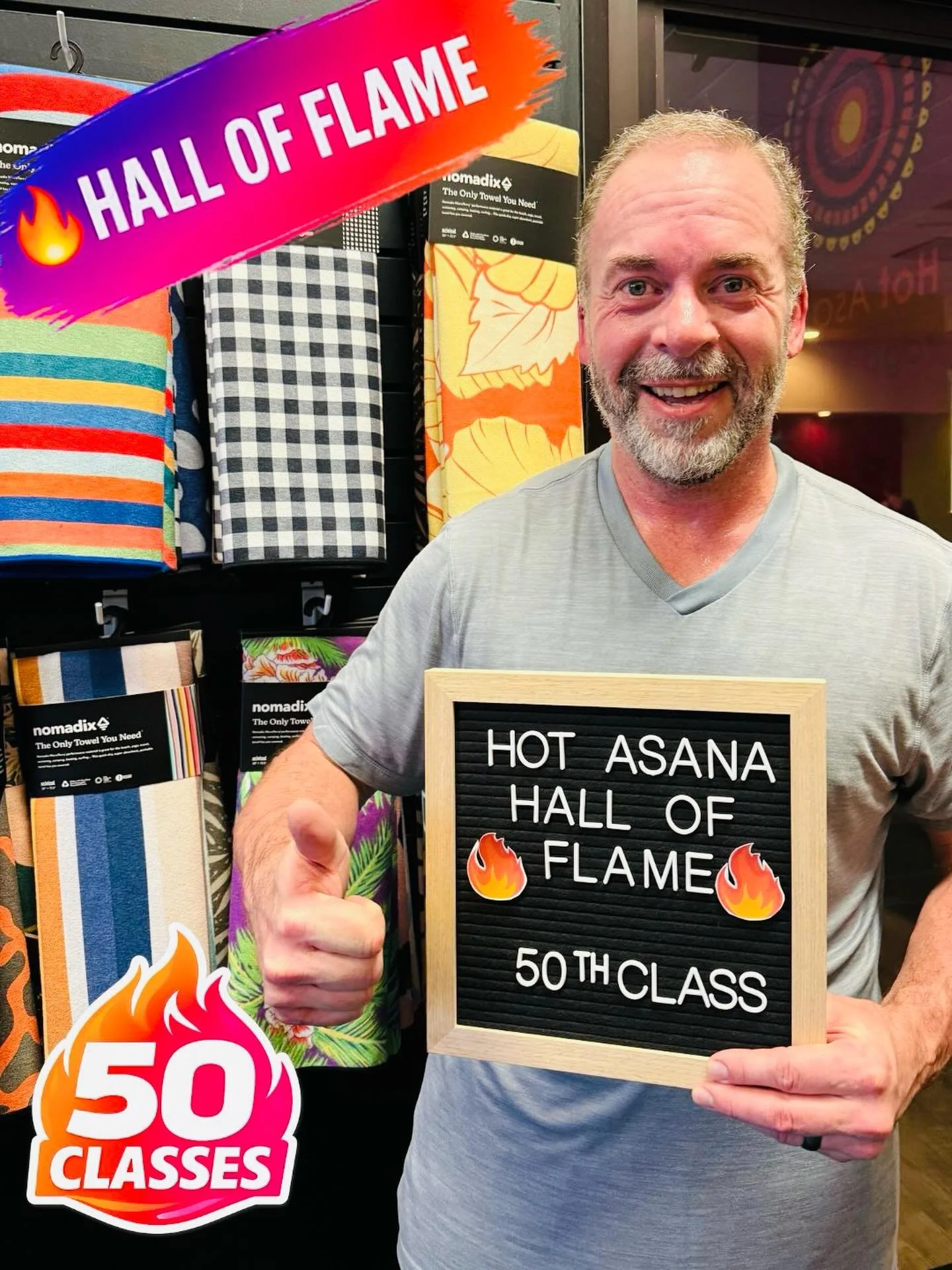 🔥 50 CLASSES. STILL DOING EXTRA REPS. 🔥
👇 Drop a 🔥 and celebrate James

James just hit 50 classes at Hot Asana Yoga Studio, and if you&rsquo;ve taken class with him you already know&hellip; when class ends, he&rsquo;s not done yet.

Extra push-up