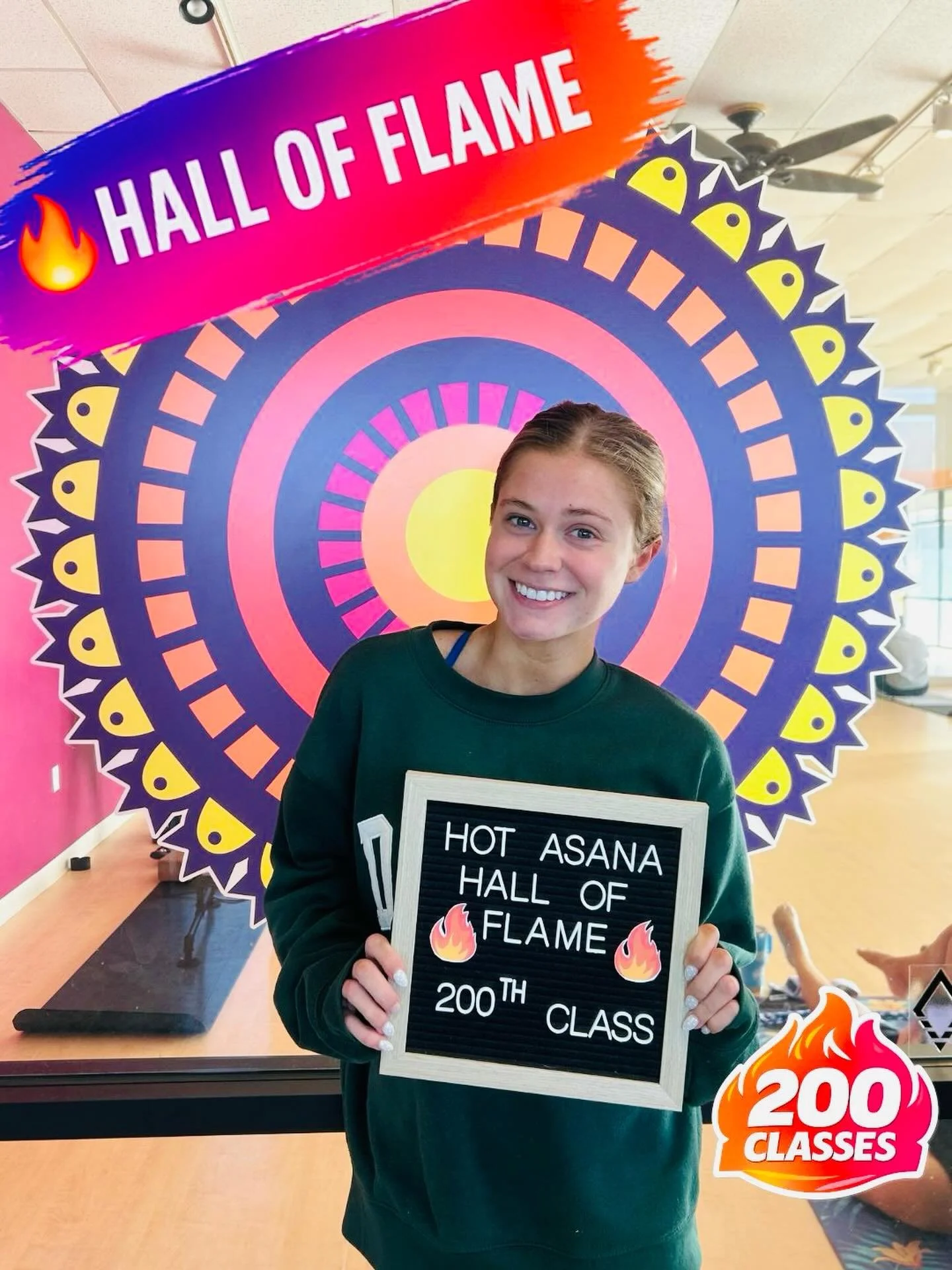 🔥 200 CLASSES. TRAIN HARD. RESET SMART. 🔥
👇 Drop a 🔥 and celebrate Marigny

Marigny just hit 200 classes at Hot Asana Yoga Studio, and the way she trains is next level.

She goes all in with Hot Yoga FIT and Hot Yoga Inferno&mdash;pushing strengt