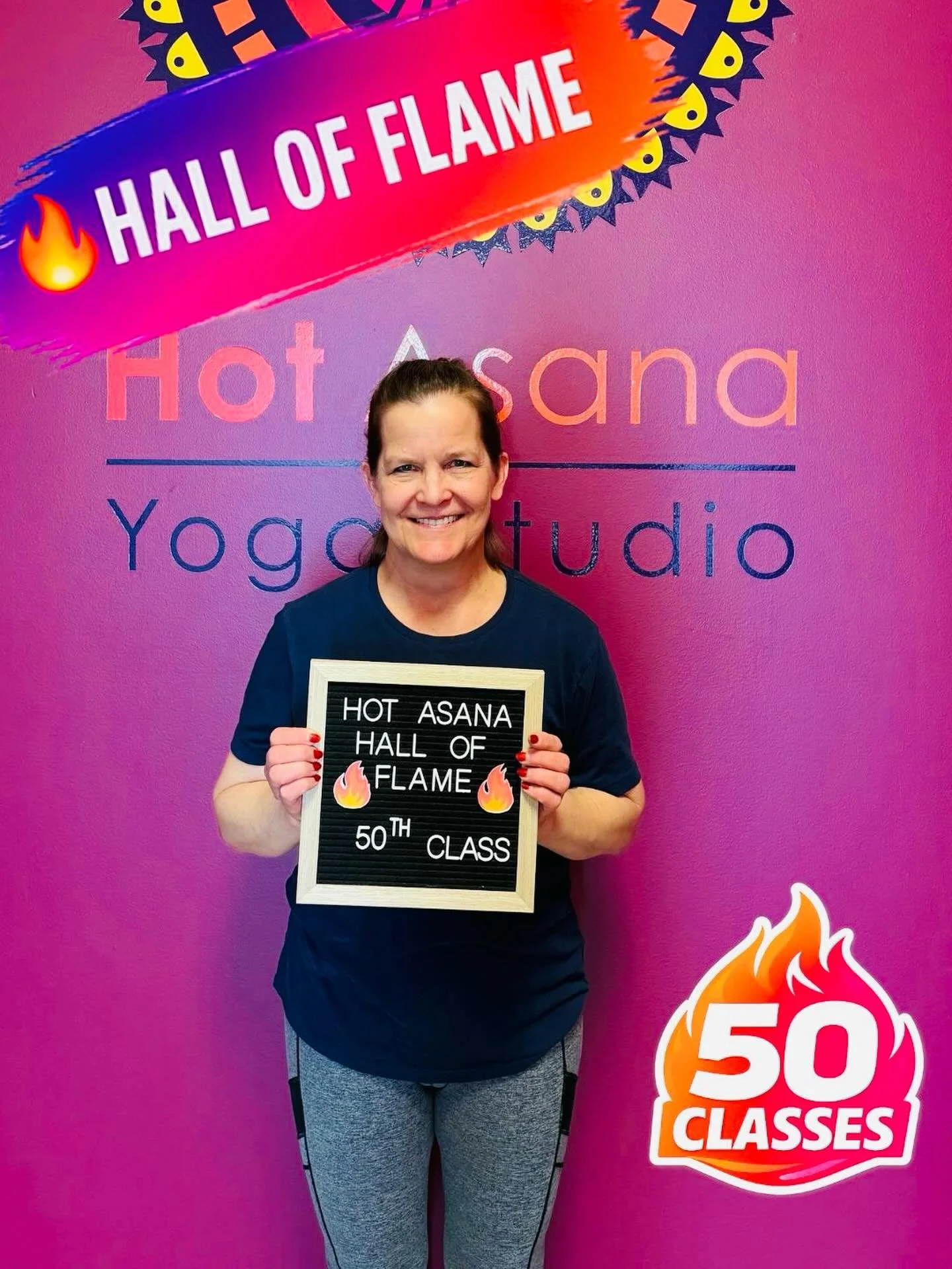 🔥 50 CLASSES. ALWAYS UP FOR THE CHALLENGE. 🔥
👇 Drop a 🔥 and celebrate Julie

Julie just hit 50 classes at Hot Asana Yoga Studio, and she&rsquo;s done it by saying yes to the challenge every time.

Hot Yoga. Hot Yoga Inferno. Hot Yoga Fundamentals