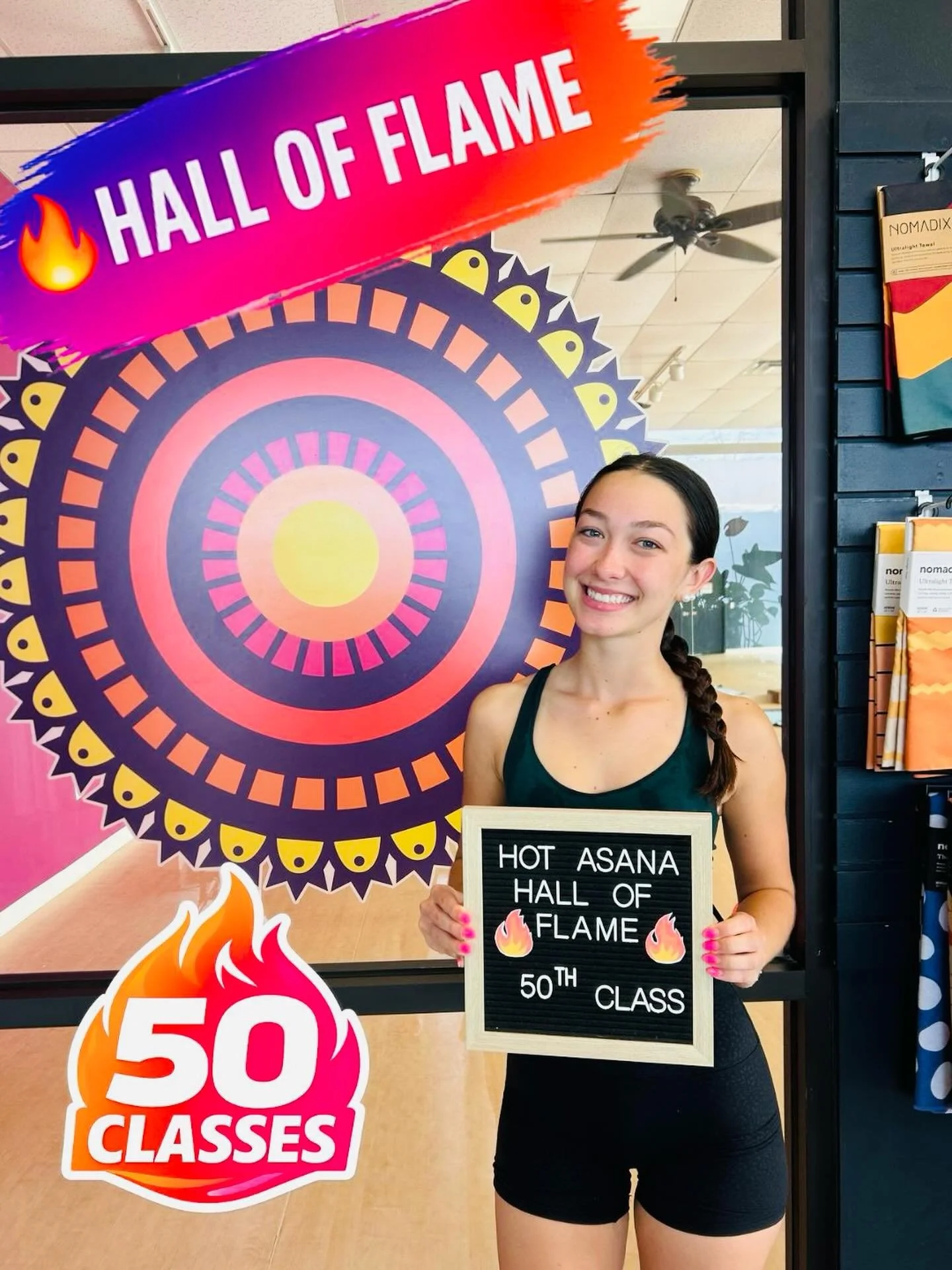 🔥 50 CLASSES. THAT WAS FAST. 🔥
👇 Drop a 🔥 and celebrate Natalie

Natalie just hit 50 classes at Hot Asana Yoga Studio&hellip; and she was just at 25.

That kind of momentum doesn&rsquo;t happen by accident.
That&rsquo;s showing up. Staying consis