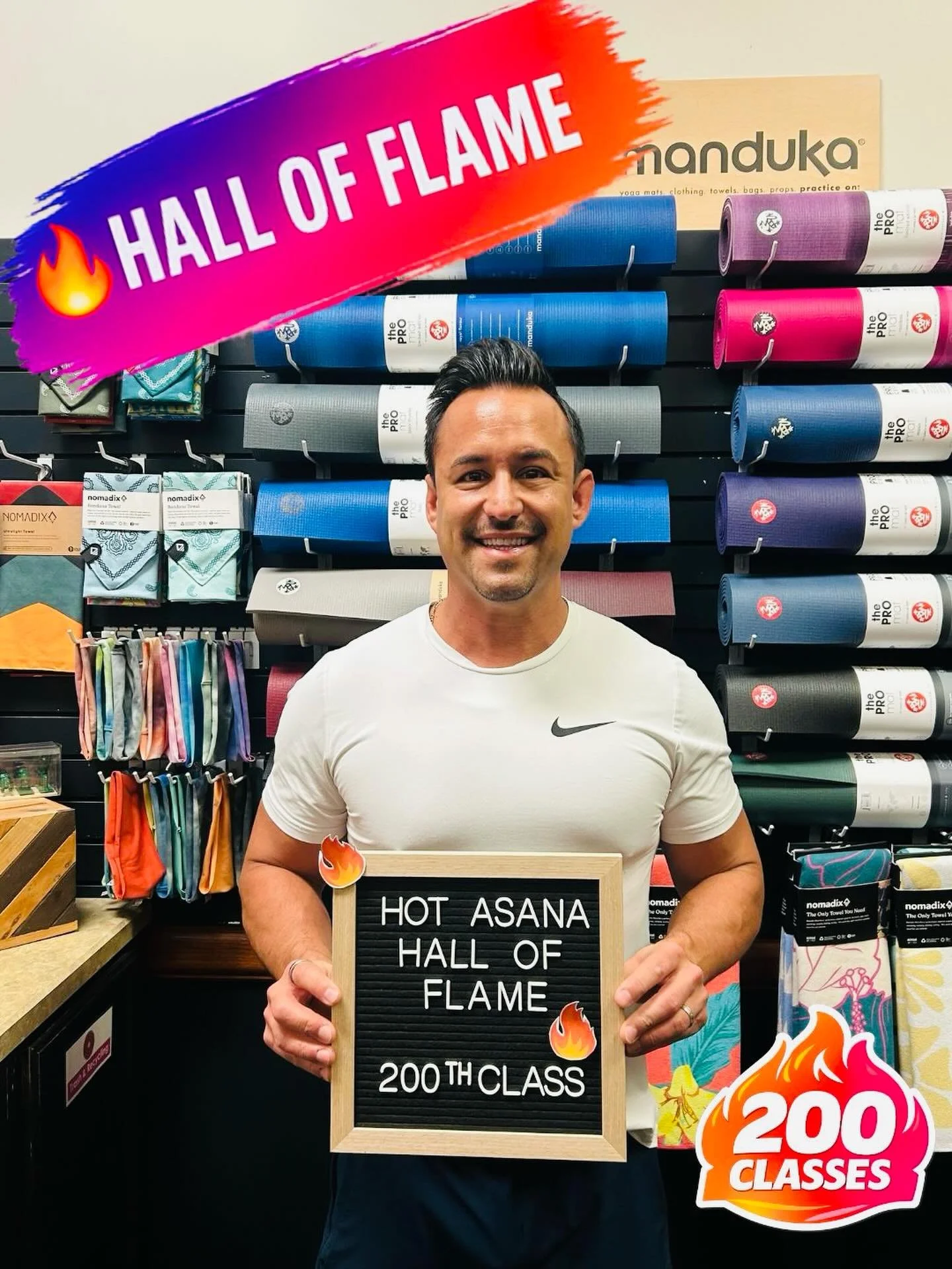 🔥 200 CLASSES. 5:30AM CREW. 🔥
👇 Drop a 🔥 and celebrate Michael

Michael just hit 200 classes at Hot Asana Yoga Studio, and if you know, you know&hellip; he&rsquo;s part of the 5:30AM Hoy Yoga Inferno crew.

Early mornings.
High intensity.
No excu