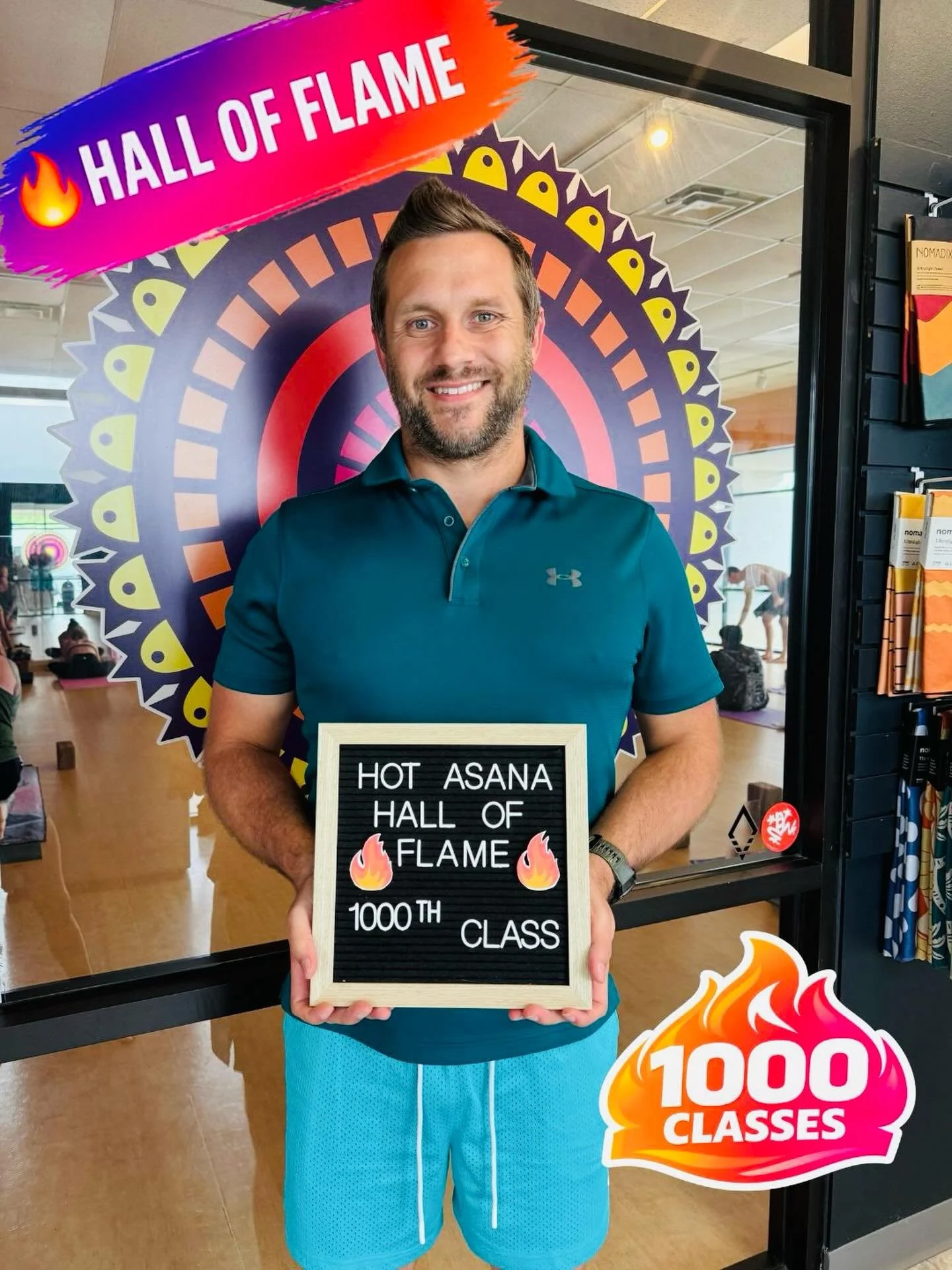 🔥 1,000 CLASSES. NEXT LEVEL. 🔥
👇 Drop a 🔥 and celebrate Bryan

Bryan just hit 1,000 classes at Hot Asana Yoga Studio&hellip; and if you&rsquo;ve seen him in class, you already know&mdash;he&rsquo;s the guy going handstand to the splits.

That kin