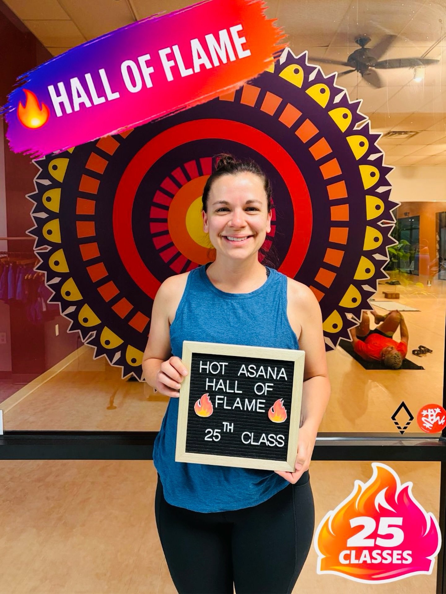 🔥 25 CLASSES. EARLY MORNING ENERGY. 🔥 
👇 Drop a 🔥 and celebrate Emily 

Emily just hit 25 classes at Hot Asana Yoga Studio and she&rsquo;s already part of the legendary 5:30AM Hot Yoga Inferno + Hot Yoga FIT crew. 

Early alarms. 
Hot room. 
Hard