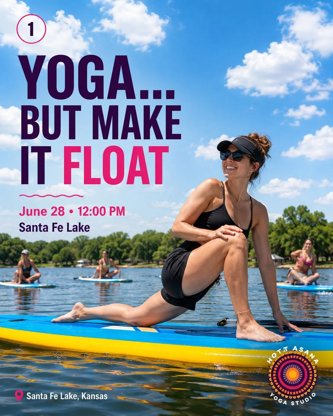 Yoga&hellip; but make it float. 🌊🔥

Join Hot Asana Yoga Studio for Stand-Up Paddleboard Yoga at Santa Fe Lake on June 28 at 12:00 PM.

This 45-minute all-levels class is your chance to take your practice off the mat and onto the water for a fun, pl