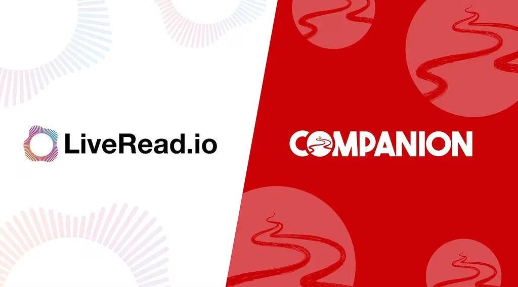 Companion Partners with LiveRead to Grow Their Brand and Creator Network