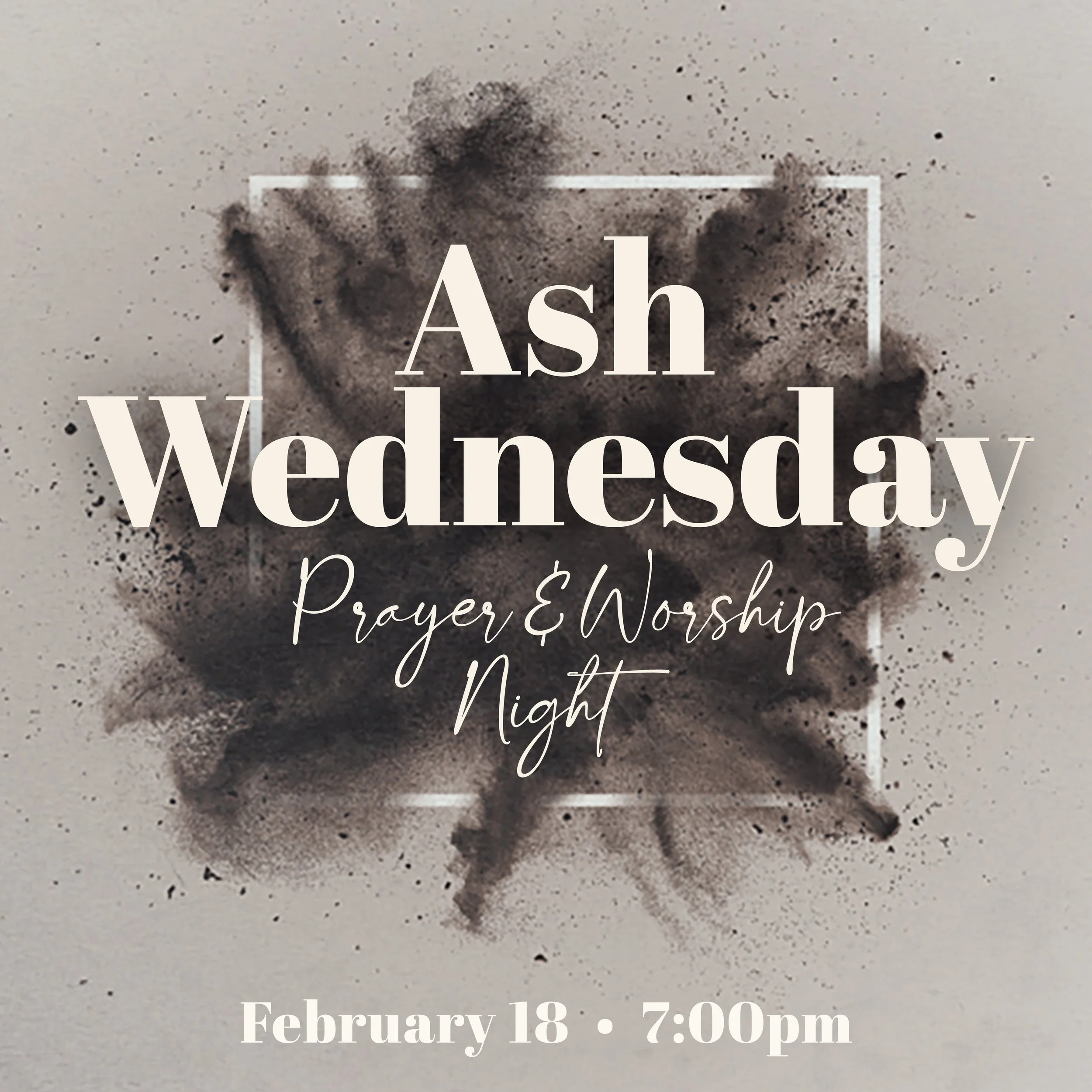 Ash Wednesday Service