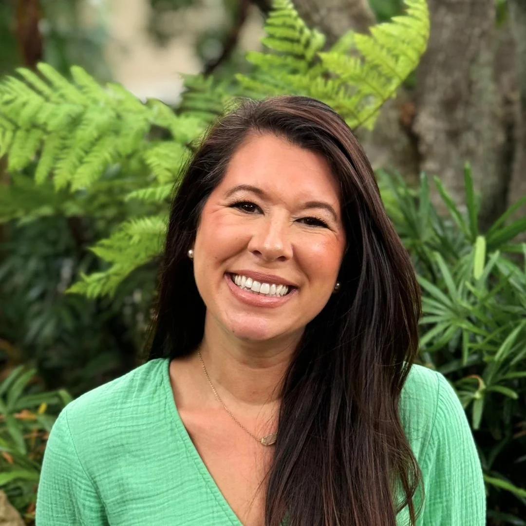 Woman with long, dark hair who is the Lead Teacher at JupiterFIRST Church Preschool, Melissa Mesteller