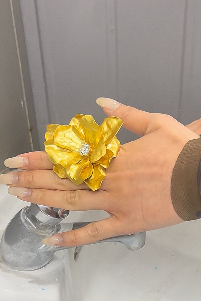 Gold Flower Ring