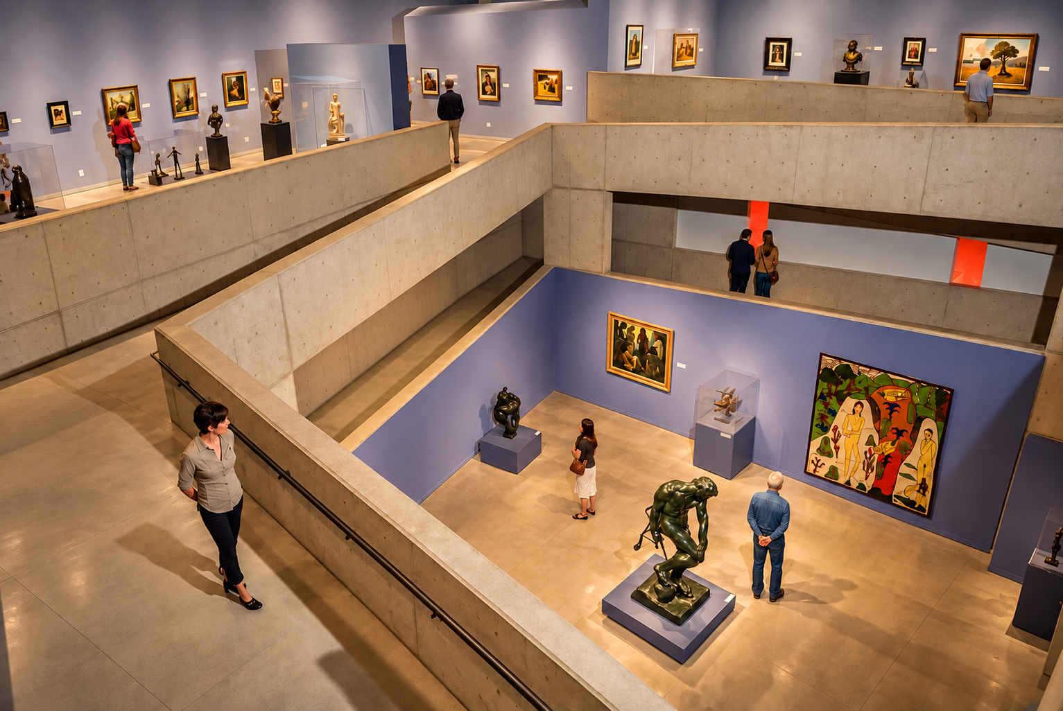 Historic downtown plaza and fine art exhibitions at Tucson Museum of Art and Historic Block in Marana Oro Valley Tucson Arizona