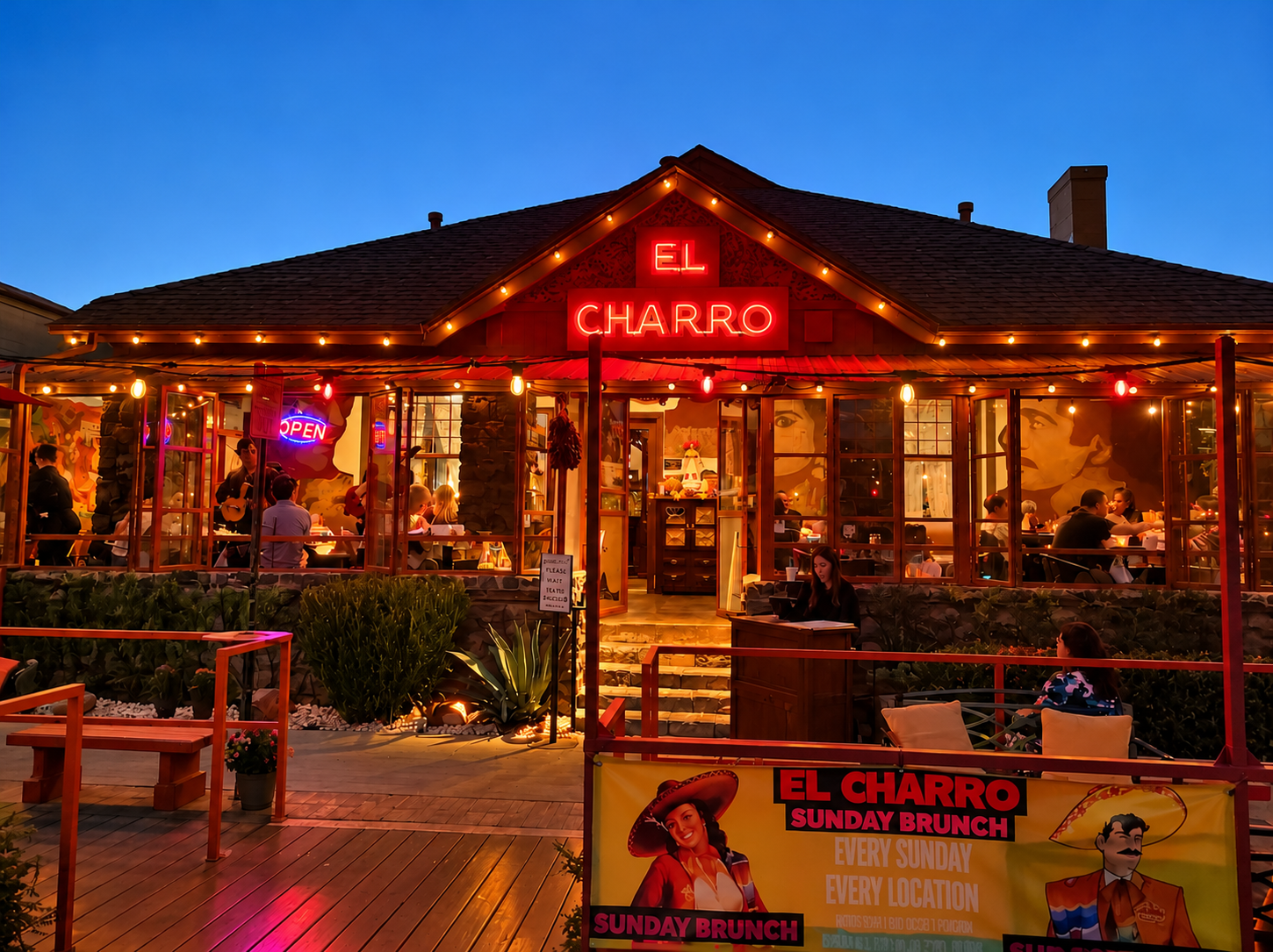 Historic Sonoran chimichangas and traditional Mexican food at El Charro Café in Marana Oro Valley Tucson Arizona