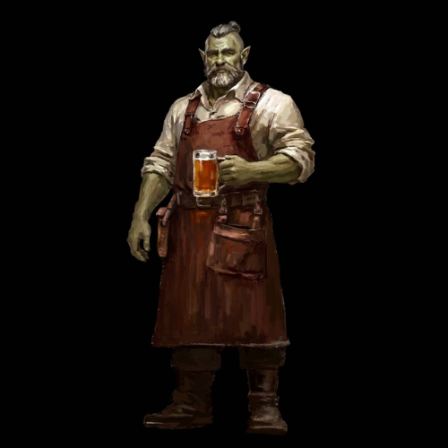 Half-Orc Barkeep
