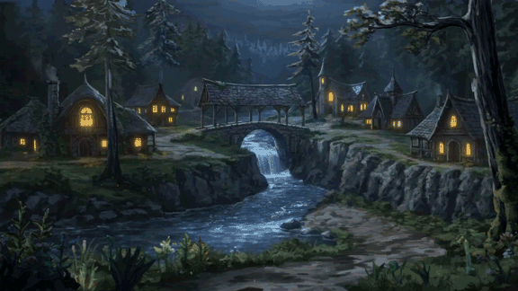 Elven-Village-Night.gif
