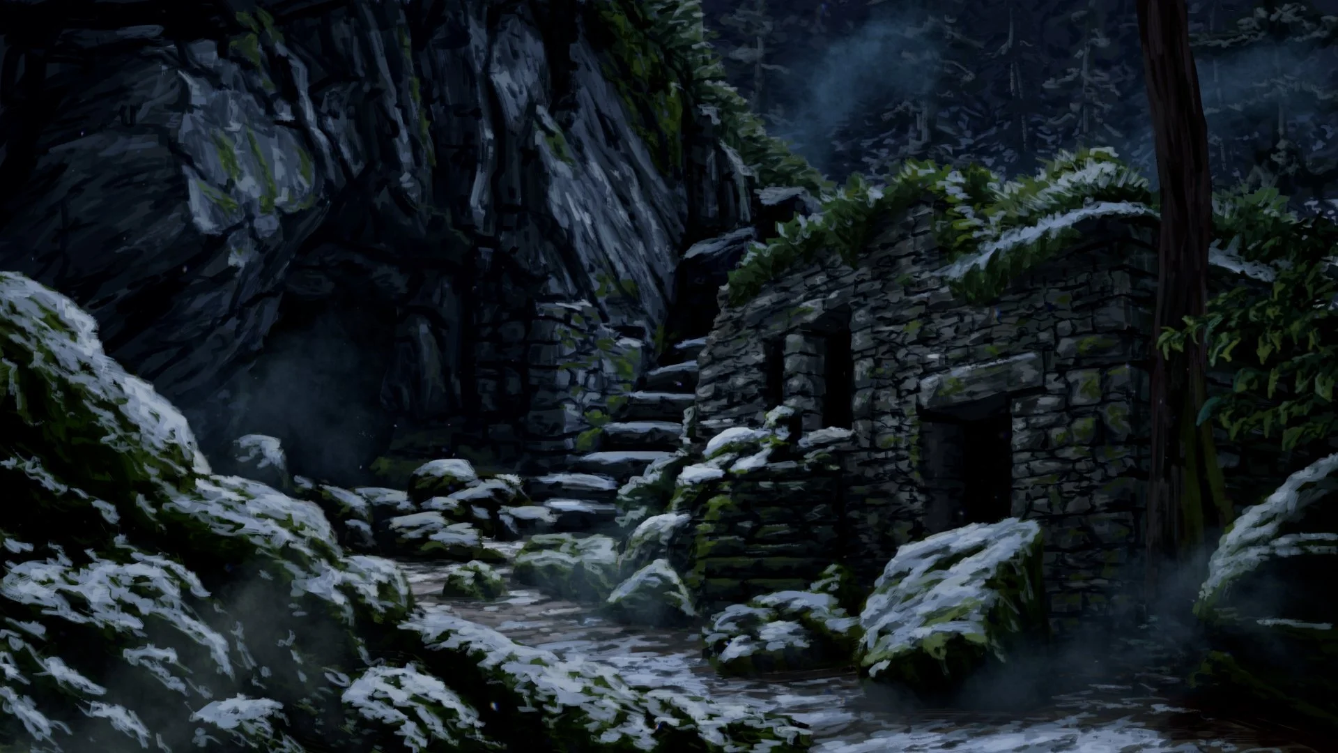 Winter Forest Ruins Night.jpg