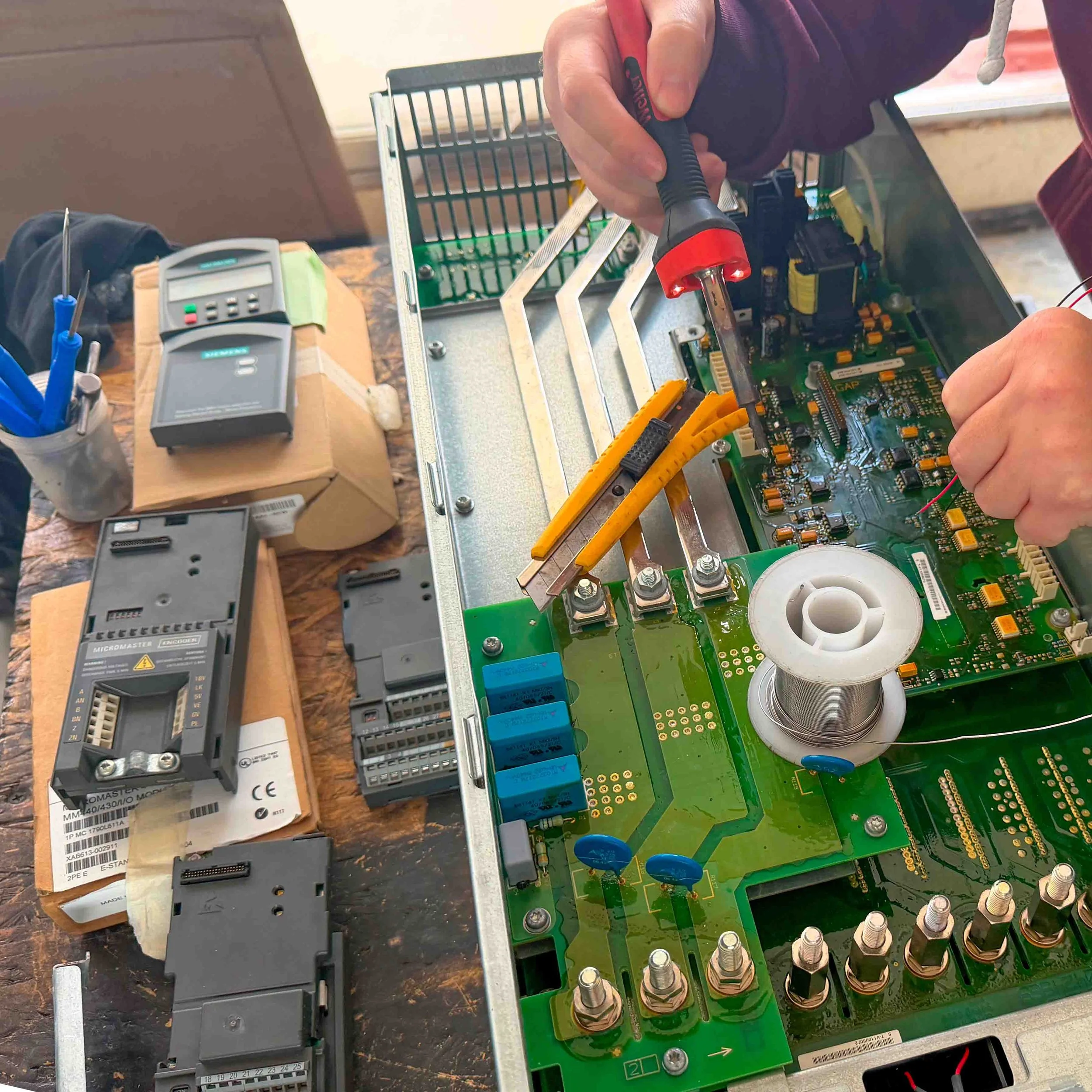 Reparación de inversor siemens