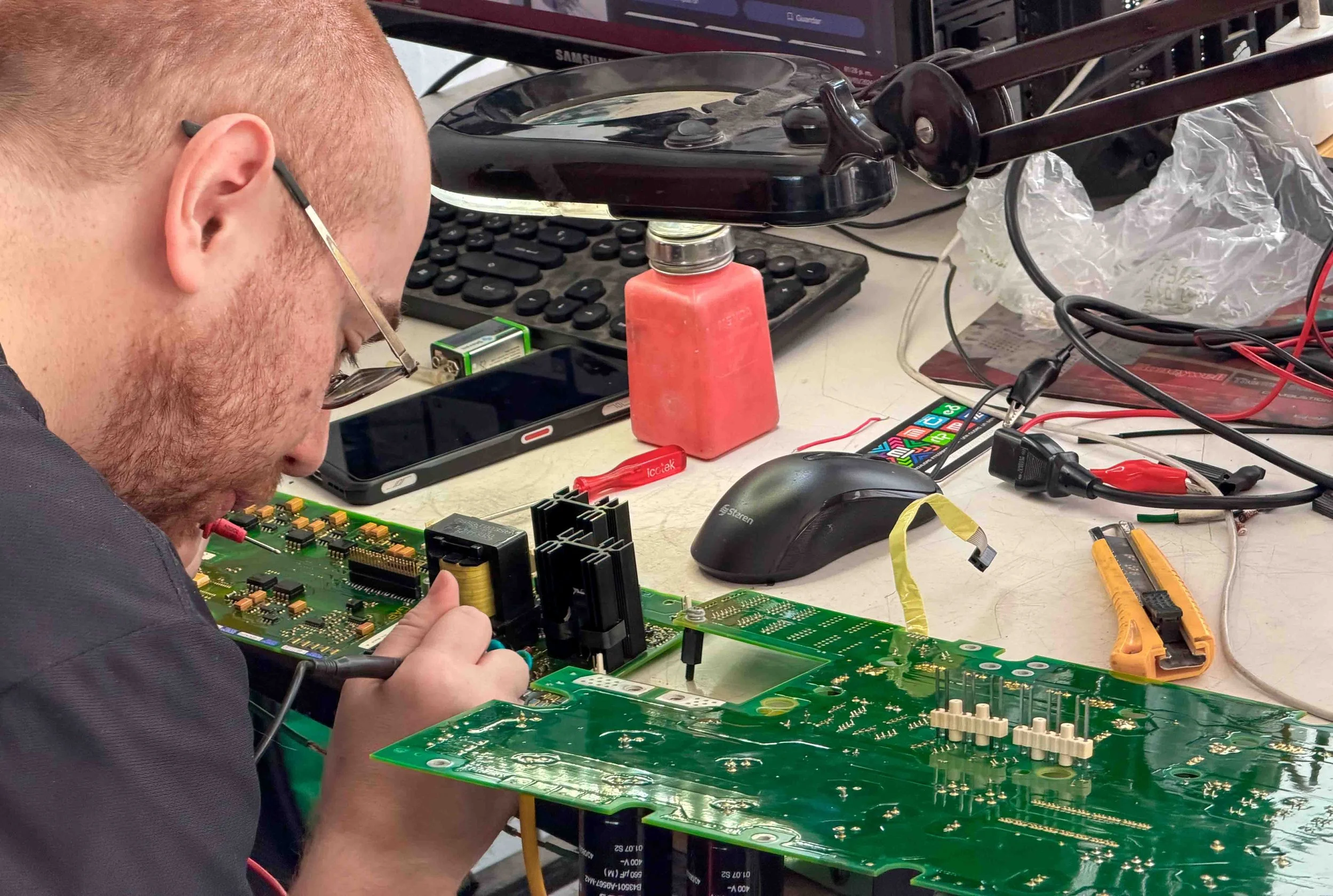 Reparación de inversor siemens 