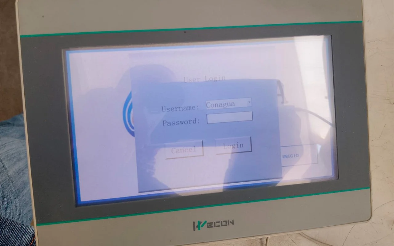 Reparación de pantalla hmi