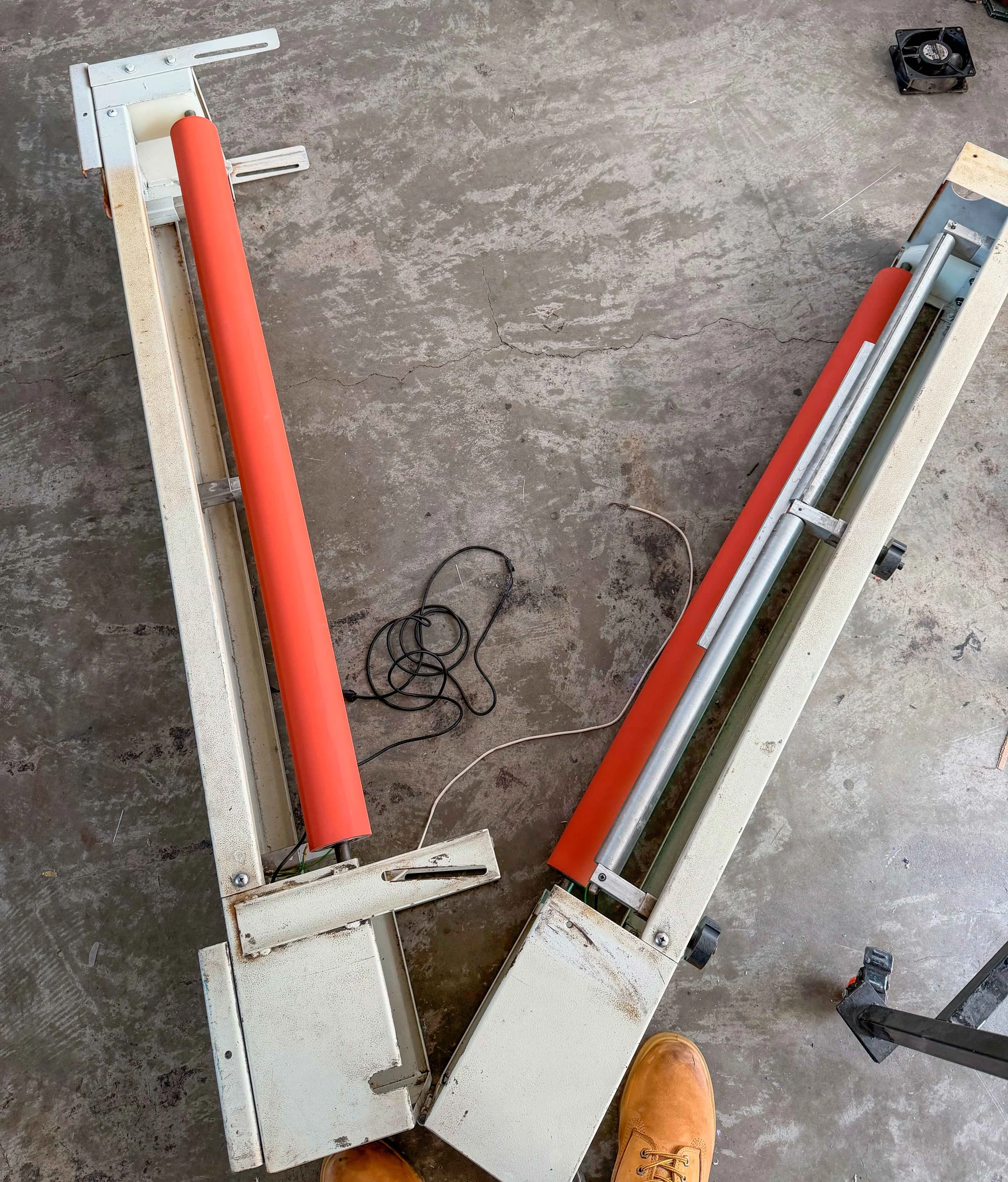 Recubrimiento de rodillos de estación de tratador efecto corona