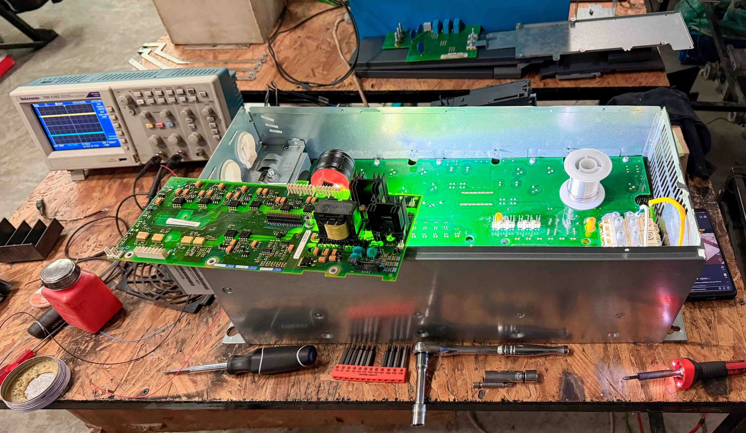 Reparación de inversor siemens 