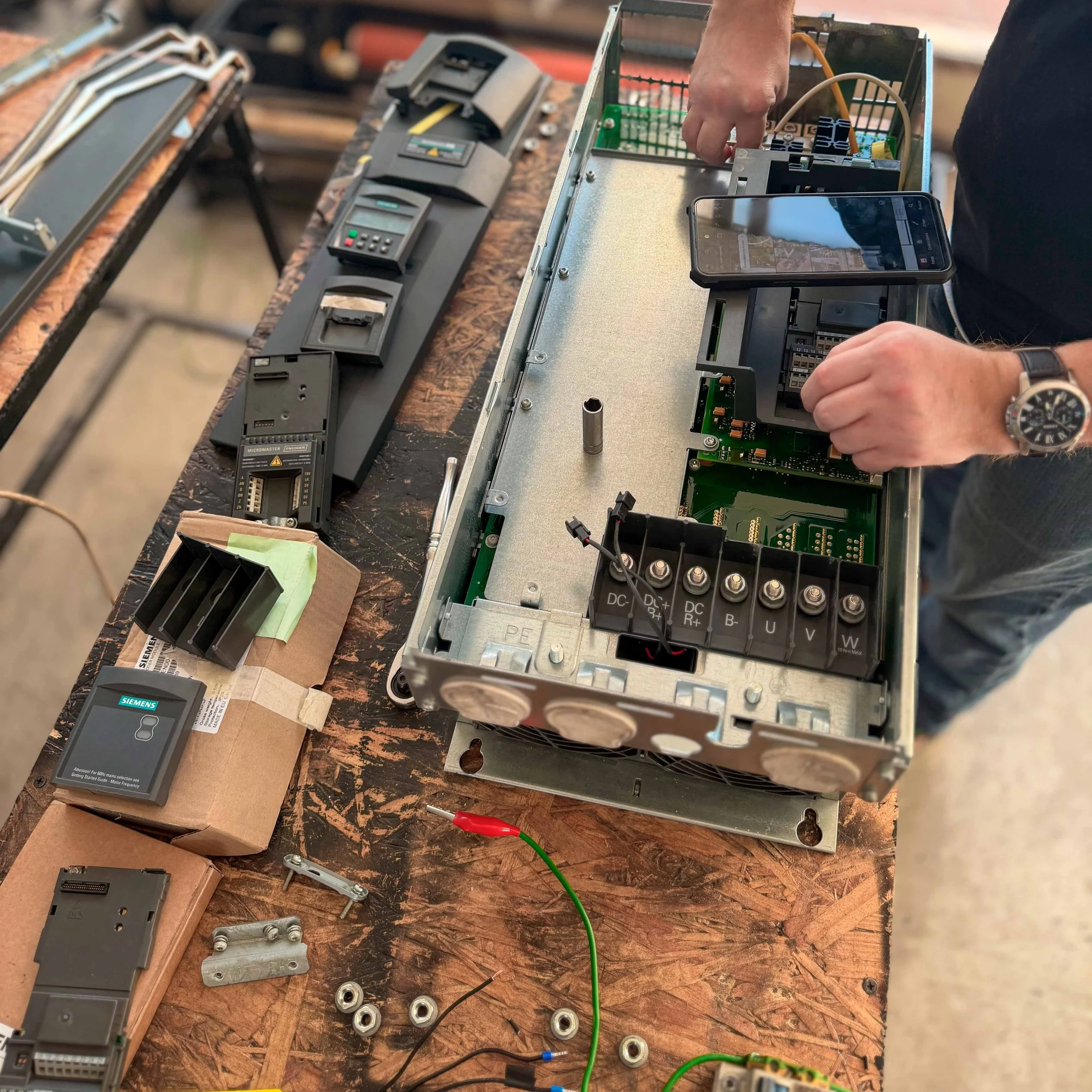 REPARACION DE INVERSOR MARCA SIEMENS