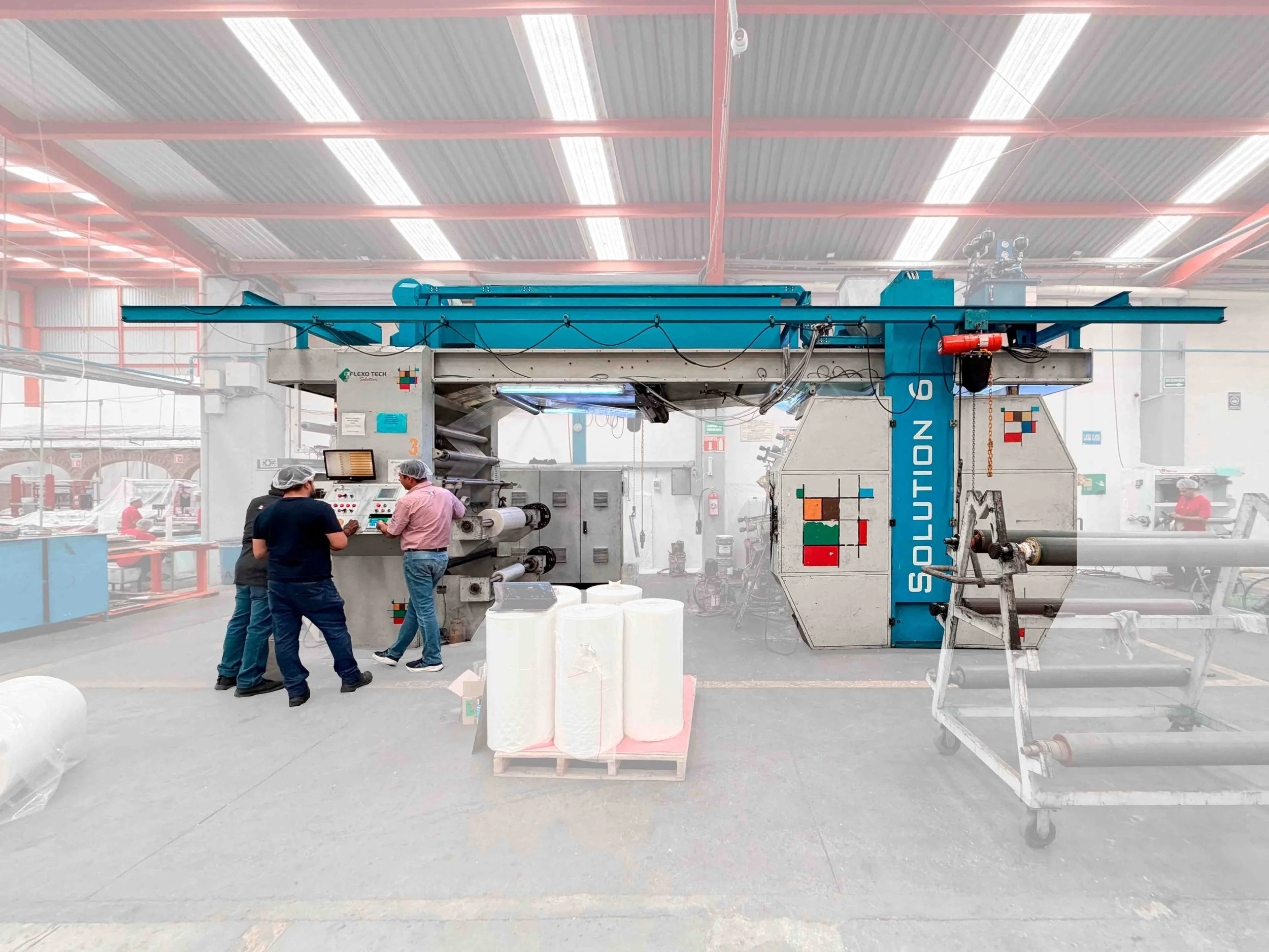Modernización de Sistemas de Tensión en Impresora Flexográfica Flexo Tech Solution 6