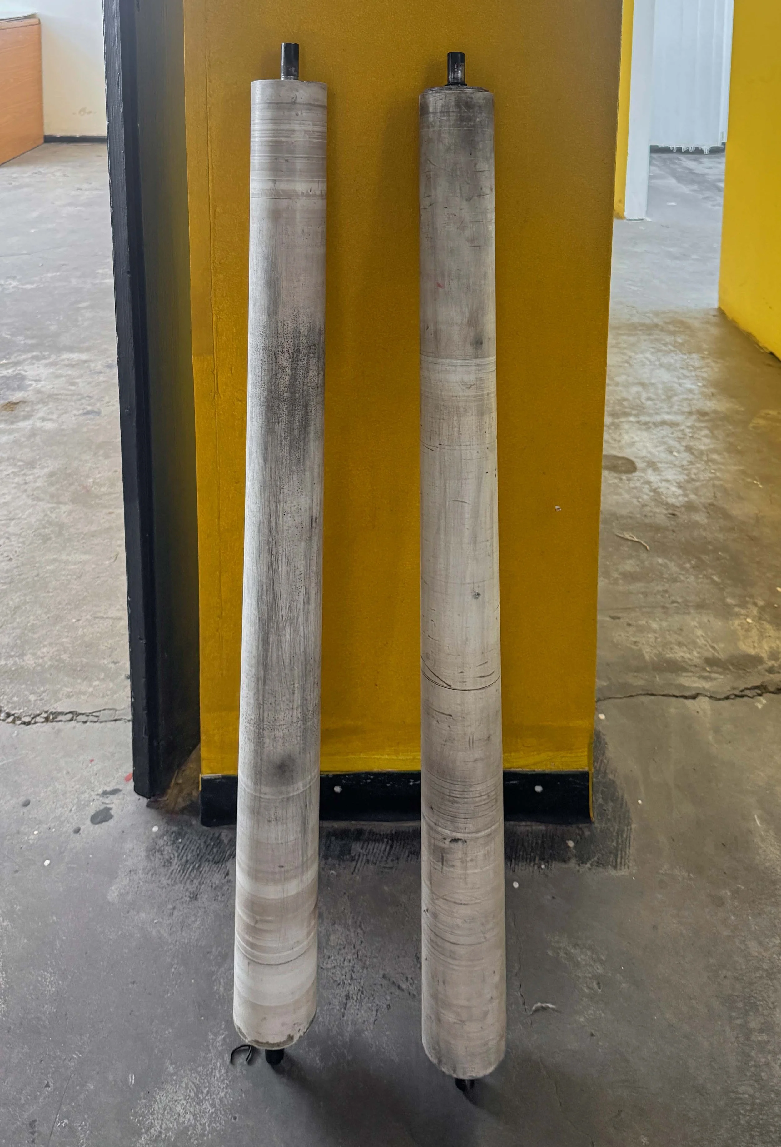 Recubrimiento de rodillos tratador efecto corona