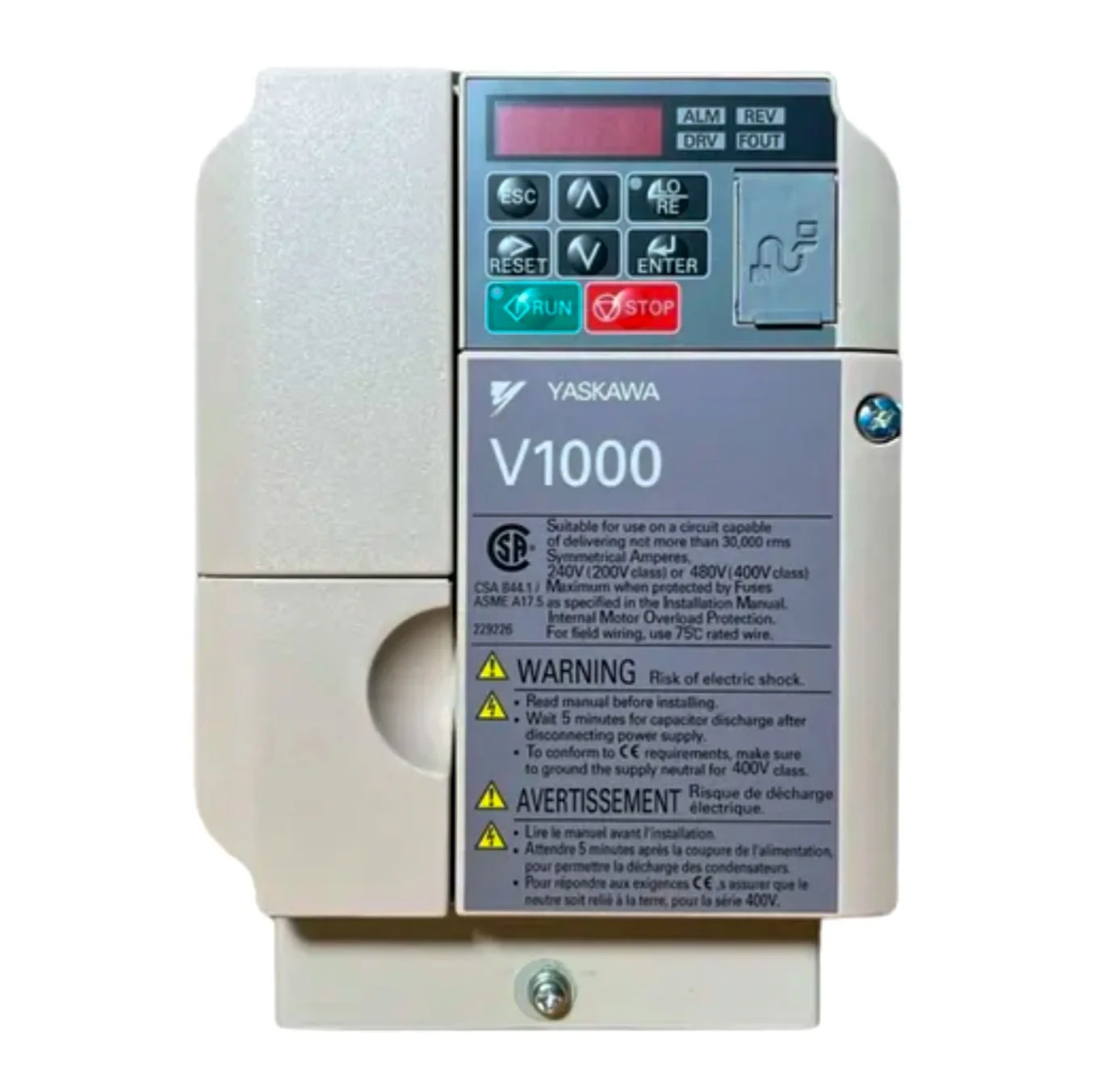 Reparacion de variador YASKAWA Modelo CIMR-VU4A0005FAA