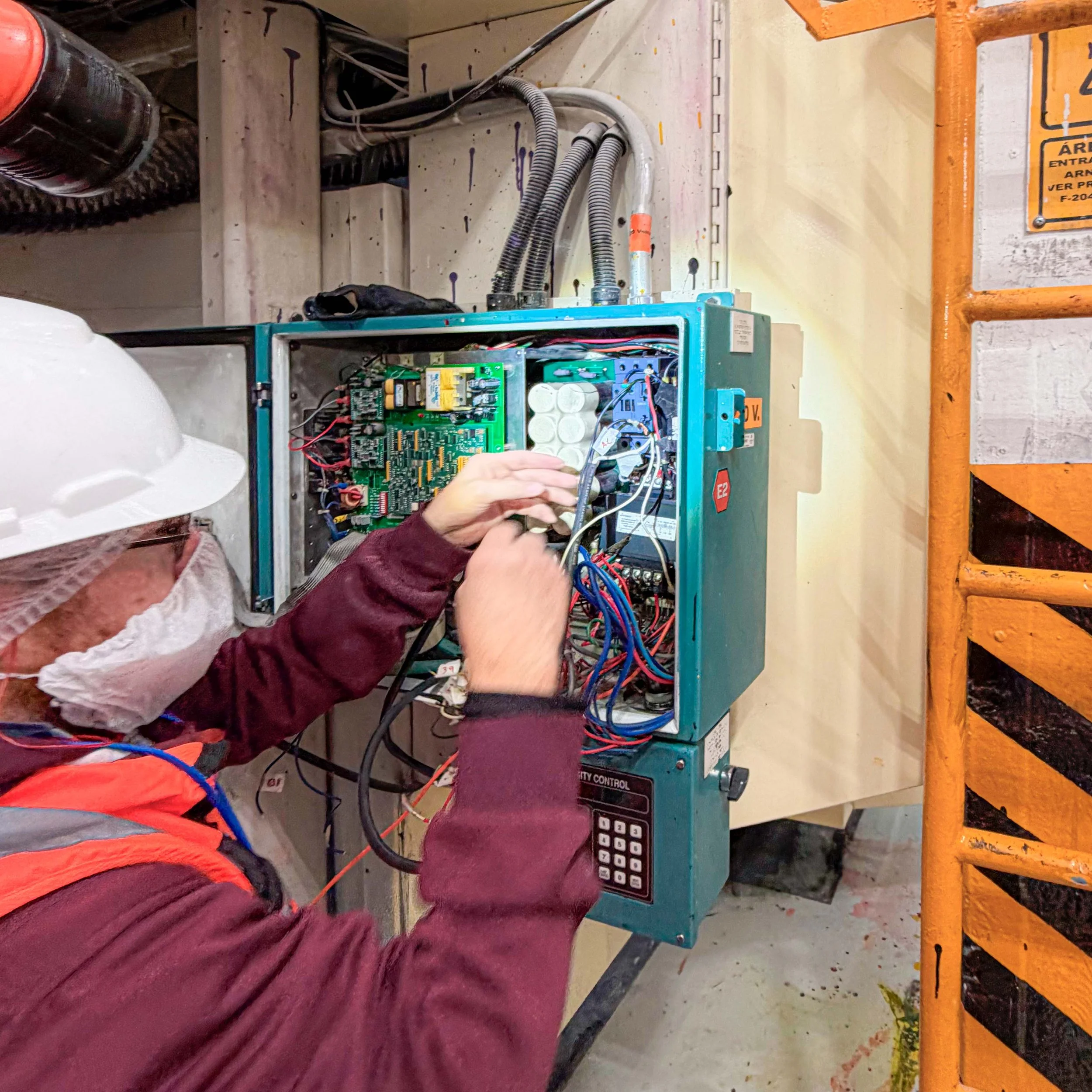 Reparacion de tratador efecto corona marca ENERCON