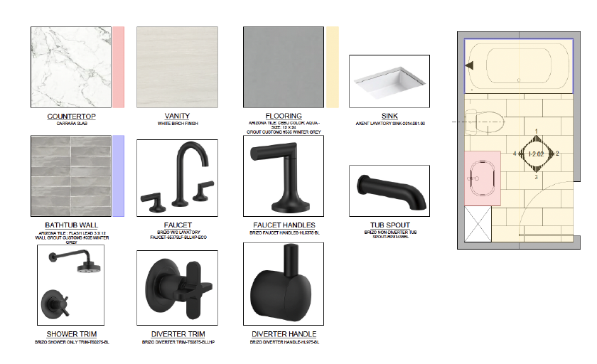FF&E Specs Bathroom