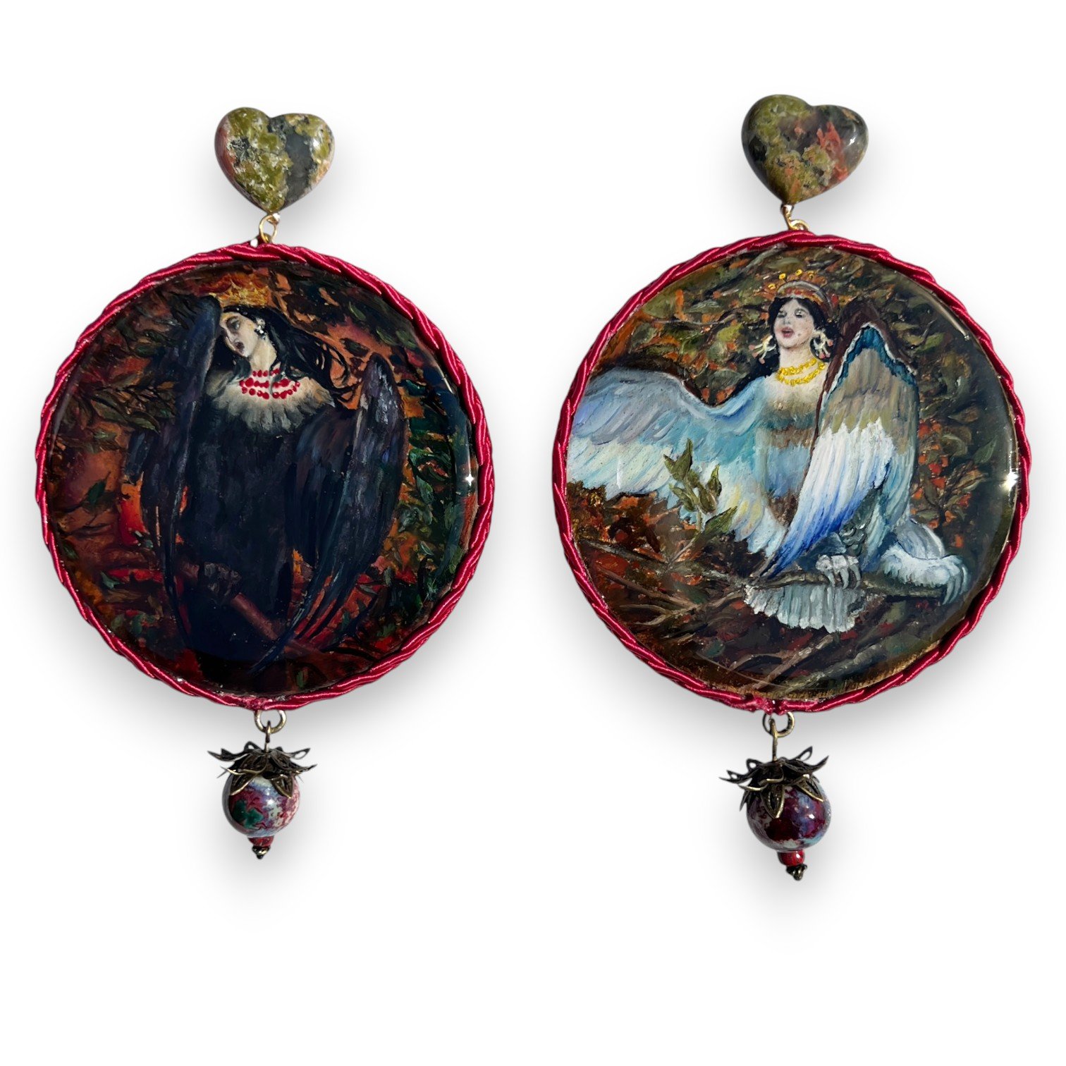 Birds of Joy and Sorrow Earrings
