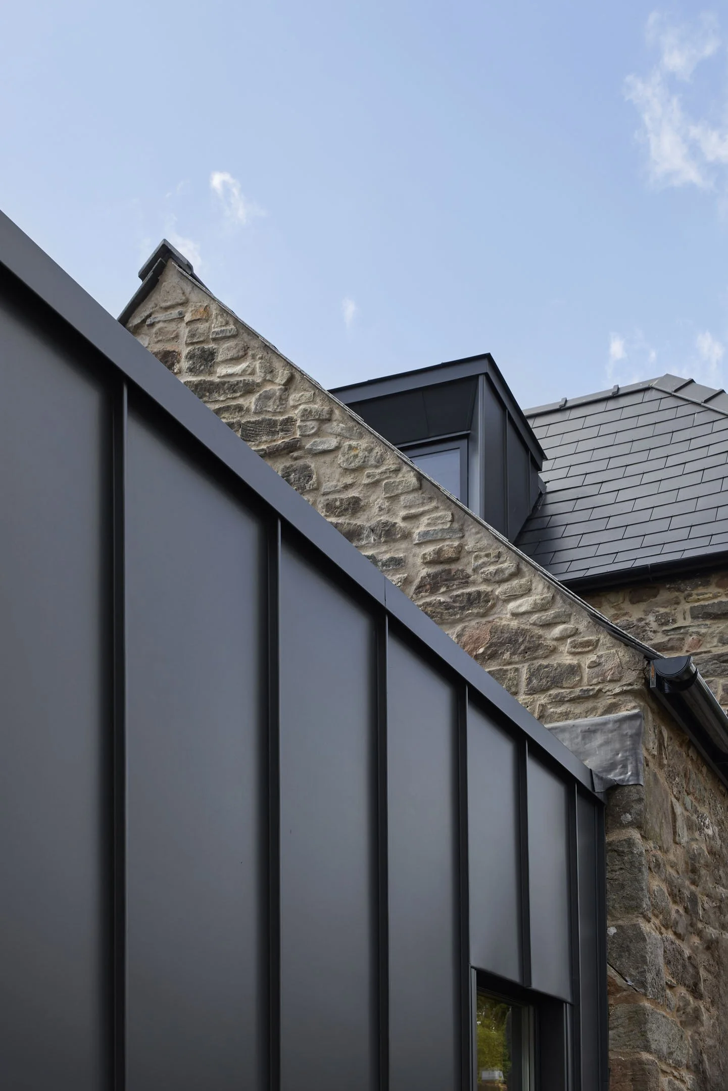 Modern rural home combining heritage architecture with contemporary design