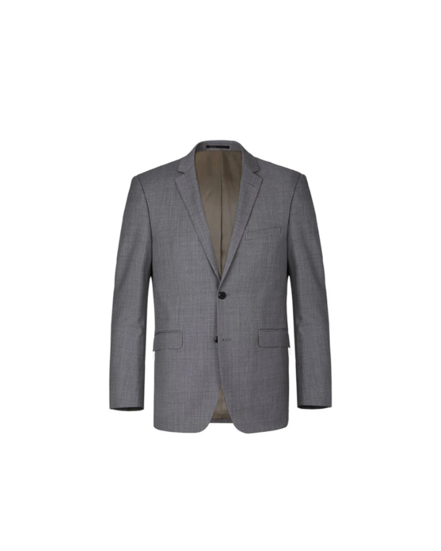Men's Medium Grey 100% Wool Jacket Separate