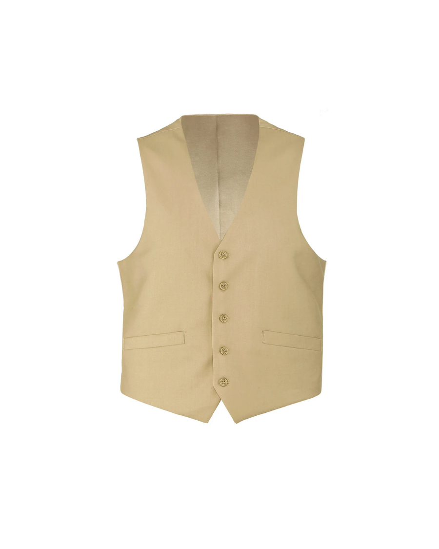 100% Wool Tan Vest