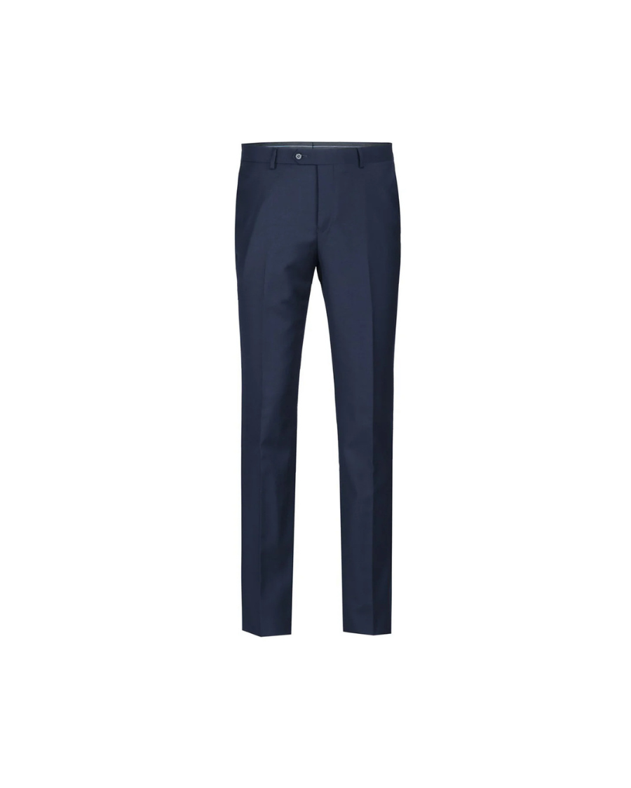 Men's Dark Blue 100% Wool Pant