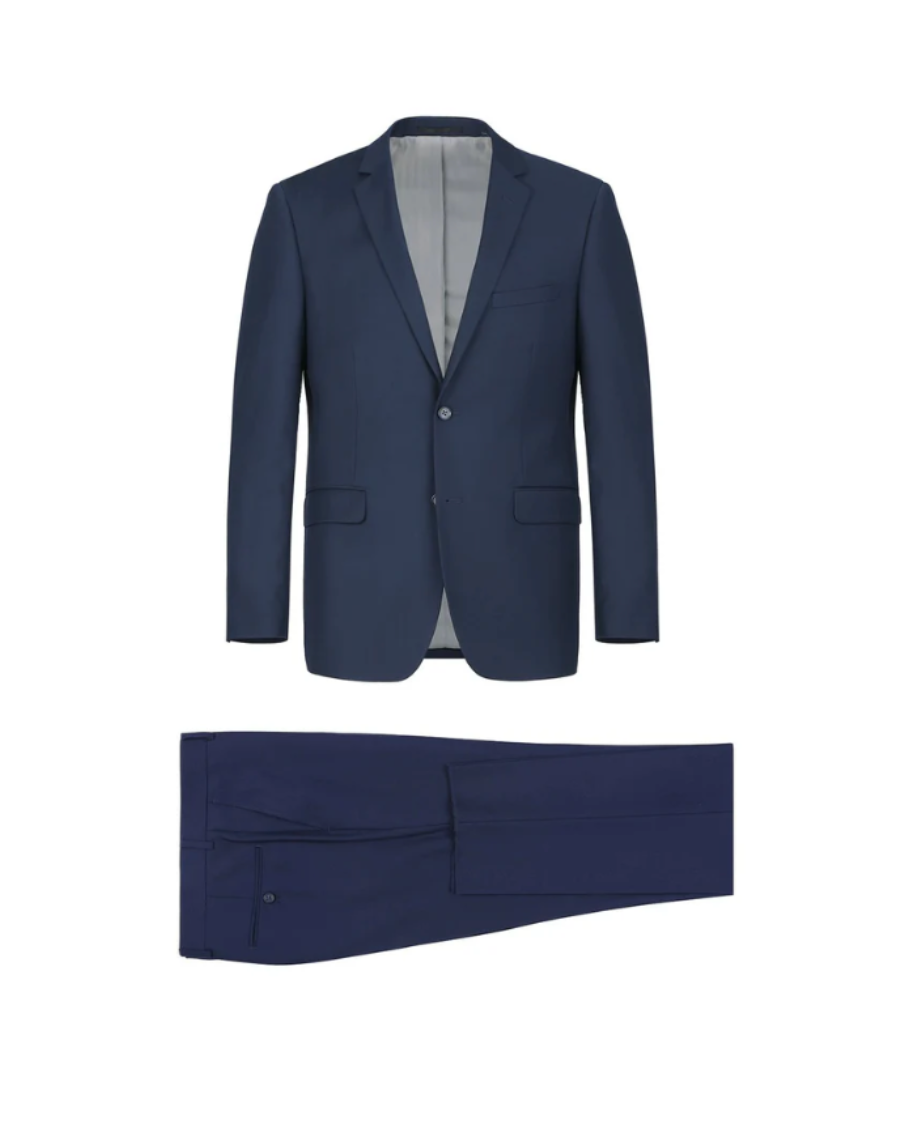 Men's Navy Single Breasted Suit