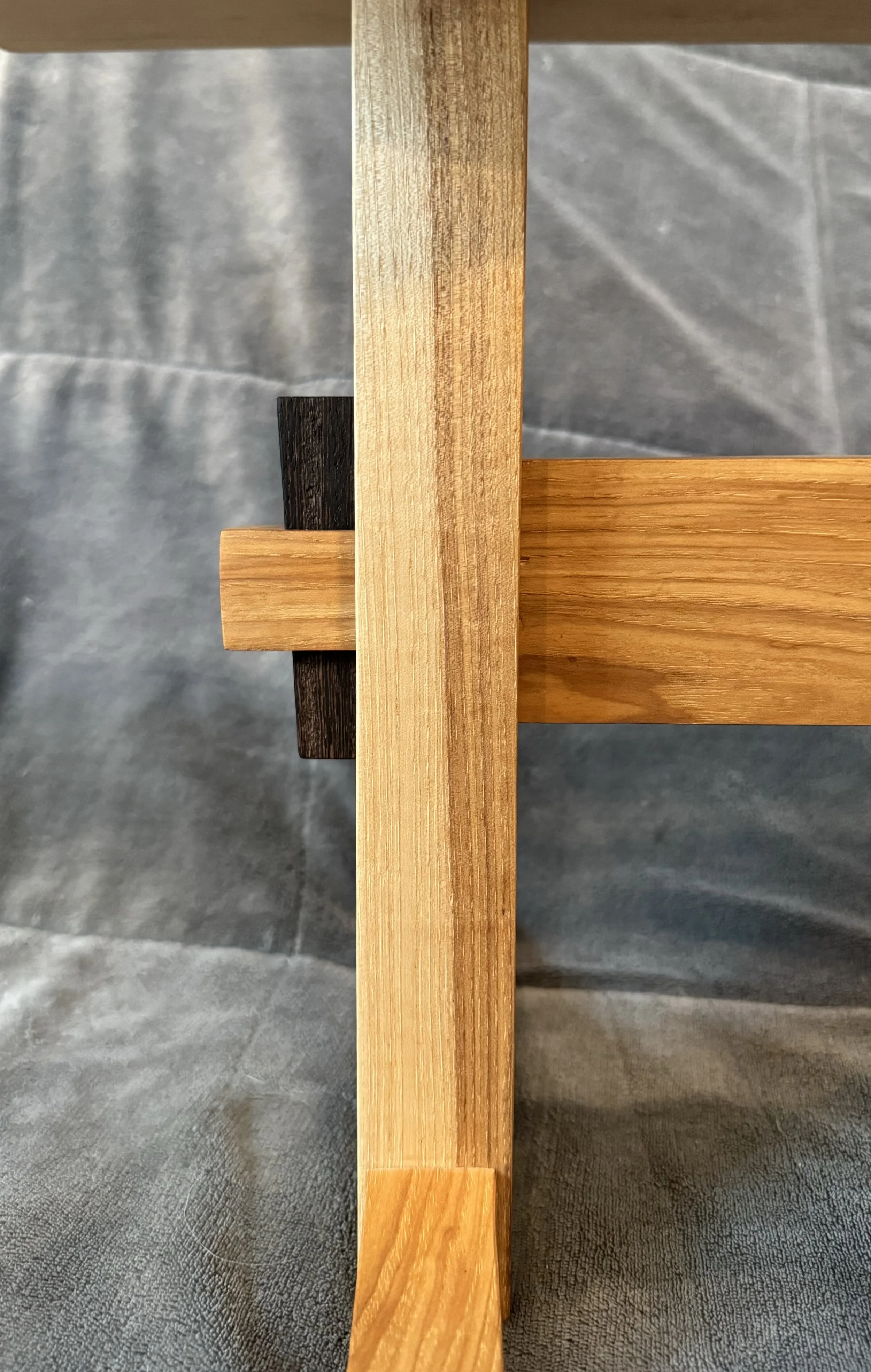 Live Edge Coffee Table
Cedar Slab and Hickory Base
Japanese-inspired joinery in the base